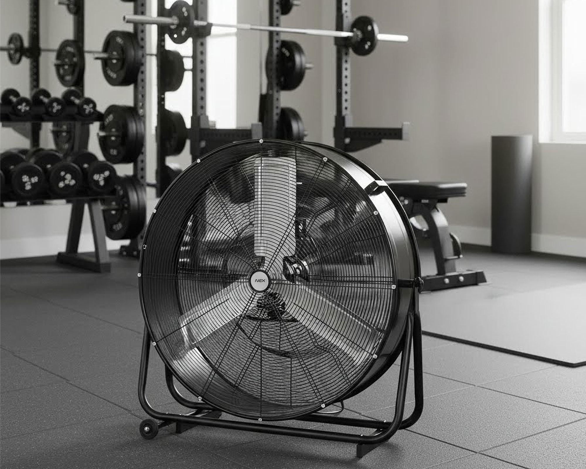 Ventilador suelo industrial 36'' negro-5