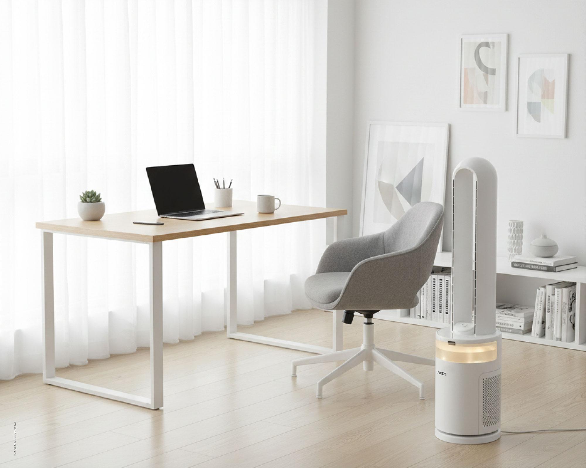 Ventilador humidificador sin aspas 42'' blanco-5