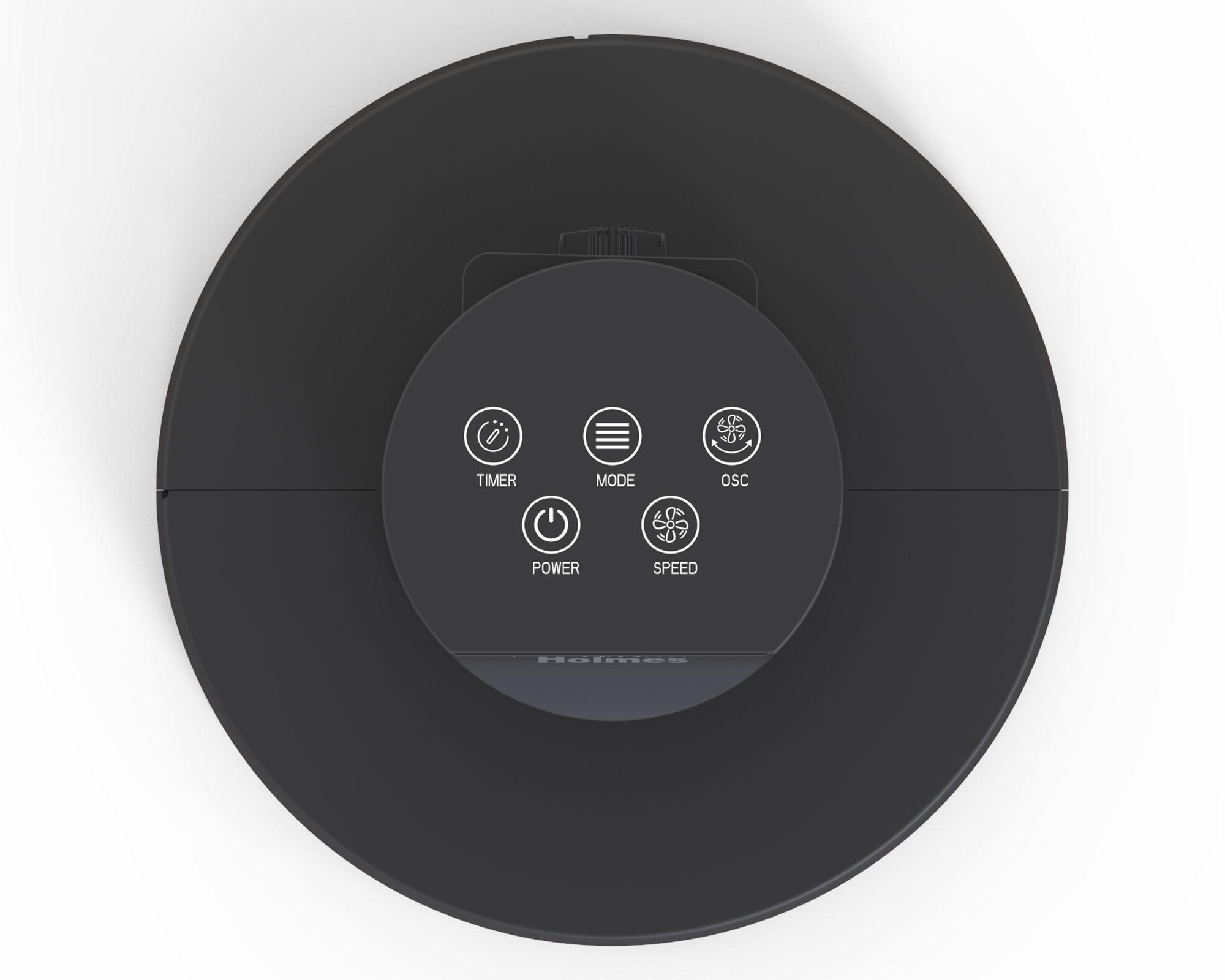 Ventilador torre 36'' 35W negro-3