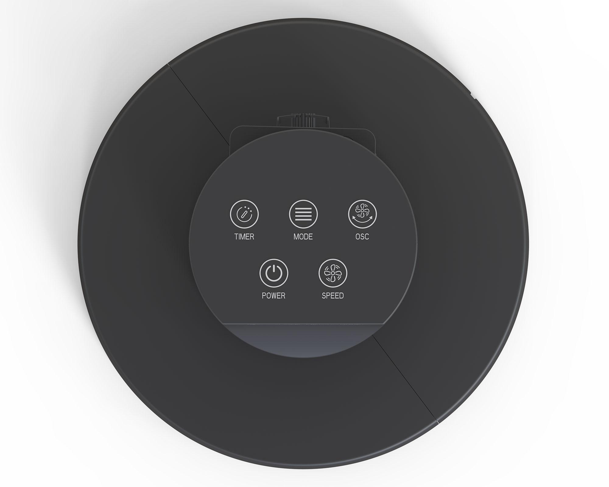 Ventilador torre 36'' 35W negro-3