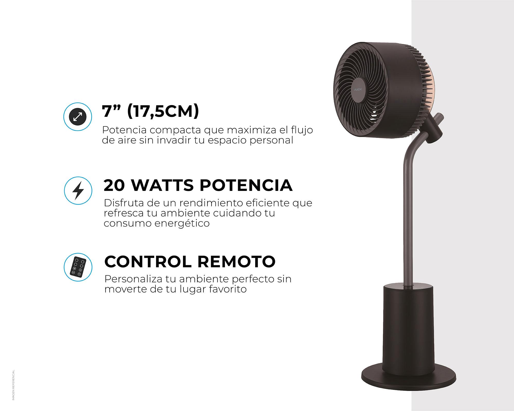 Circulador aire 360° negro-7