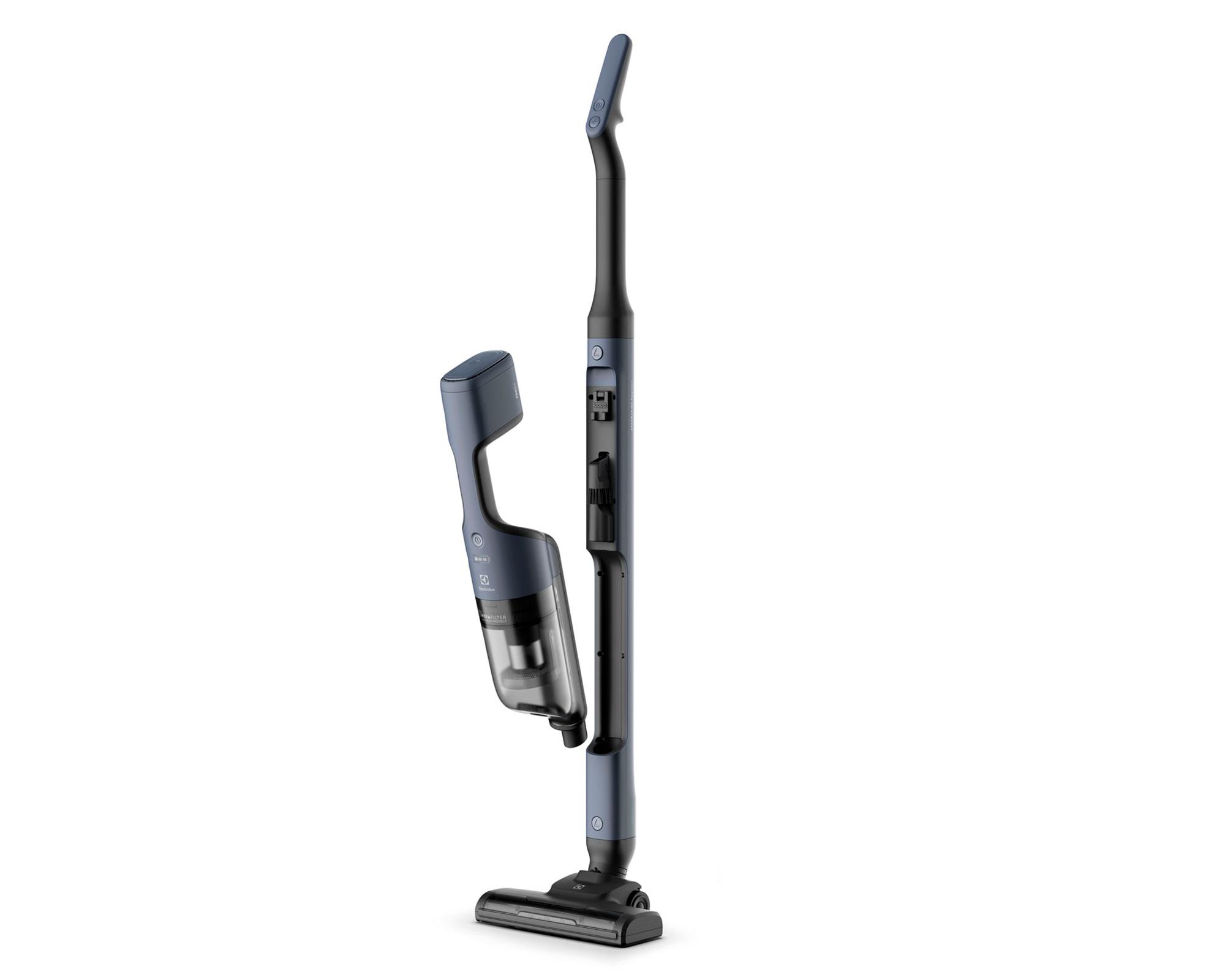 Aspiradora vertical inalámbrica ERG019 azul 90W-1