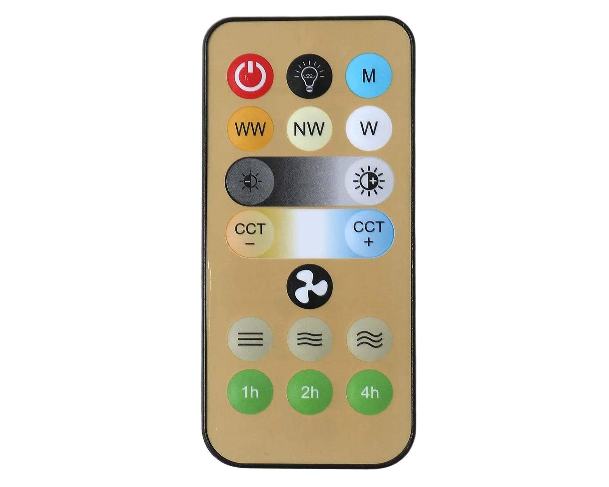 Lámpara con ventilador 40W negro-11