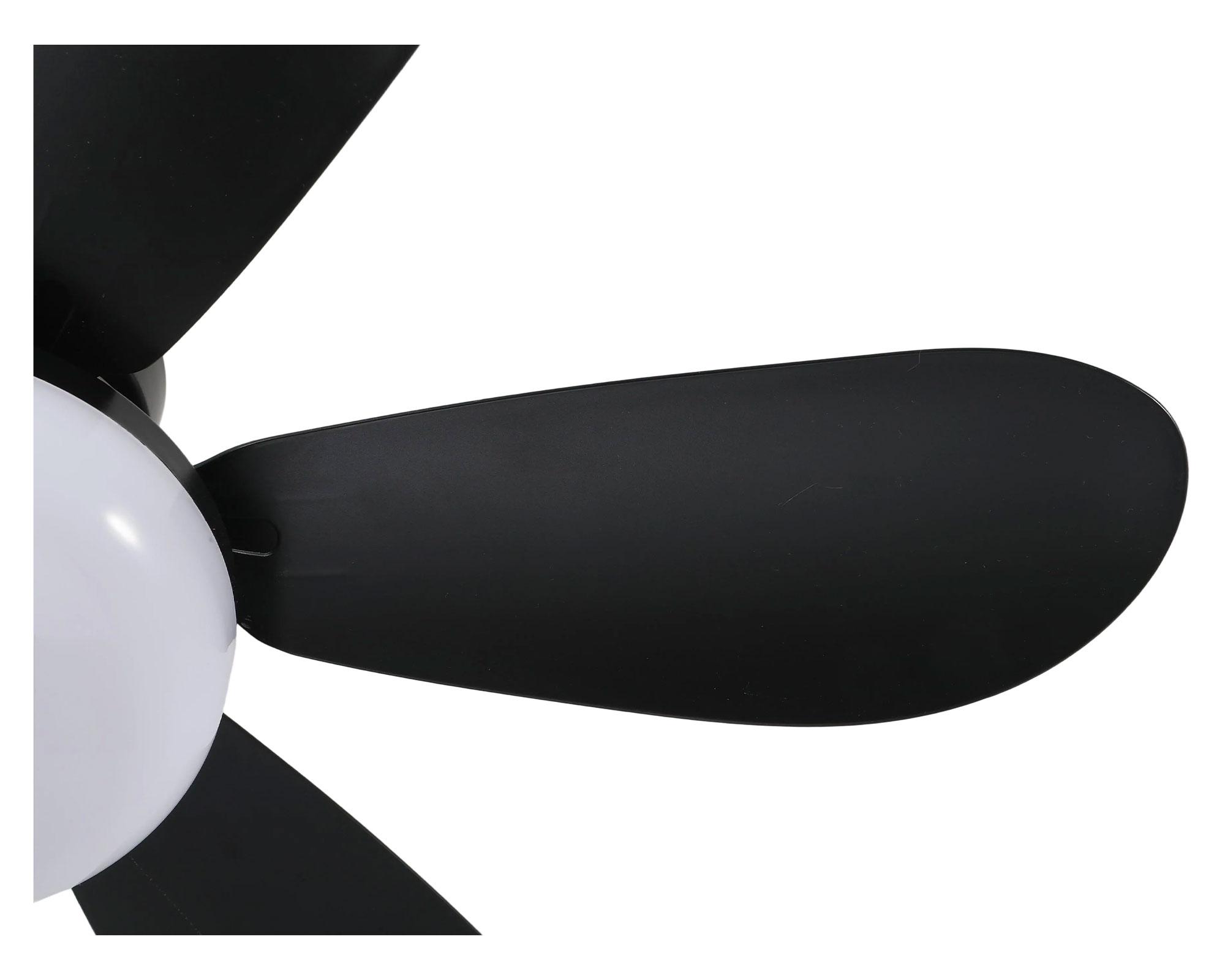 Lámpara con ventilador 40W negro-8