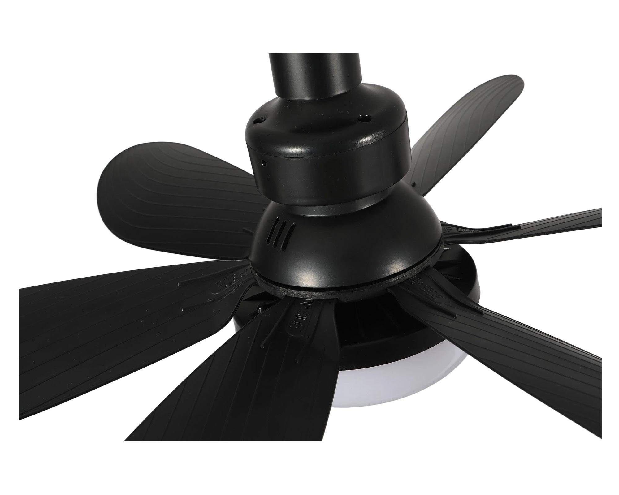 Lámpara con ventilador 40W negro-7