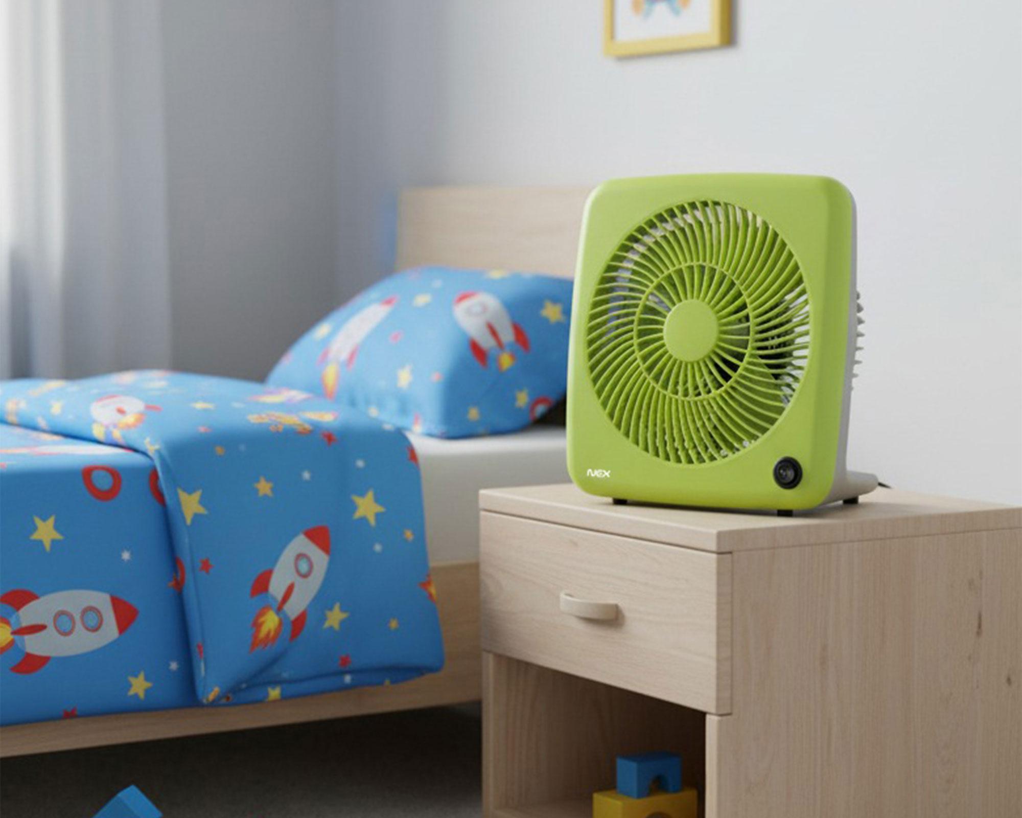 Ventilador Mini Box 7'' verde-2