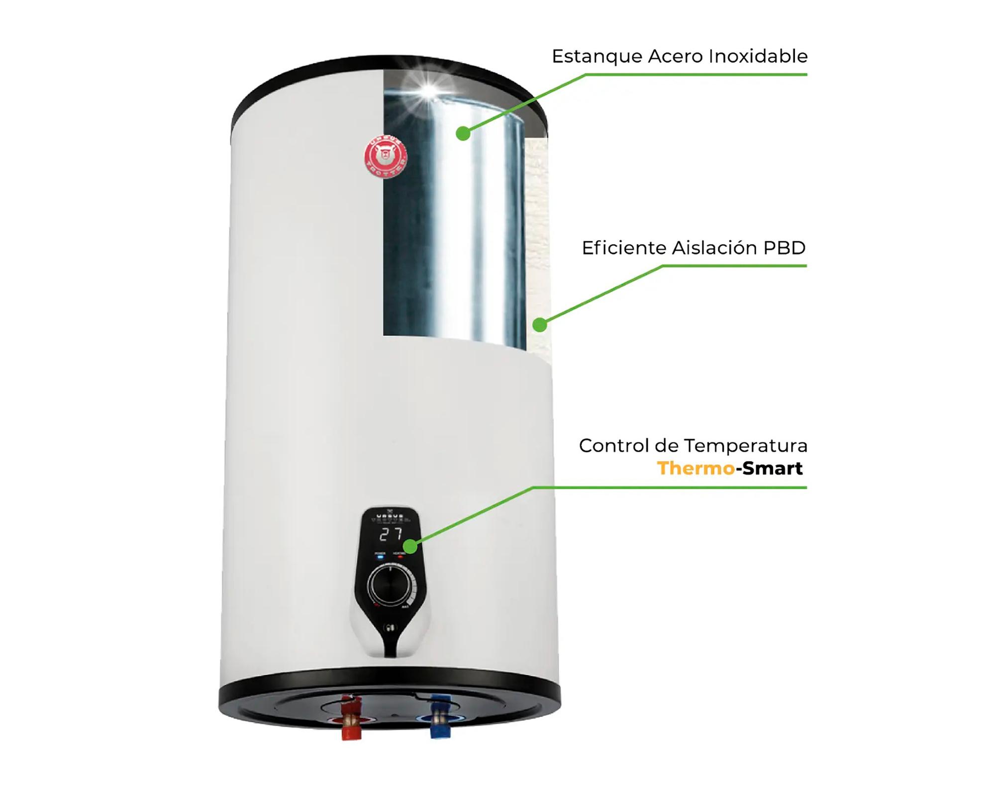 Termo eléctrico UT Inox 30 lt -5