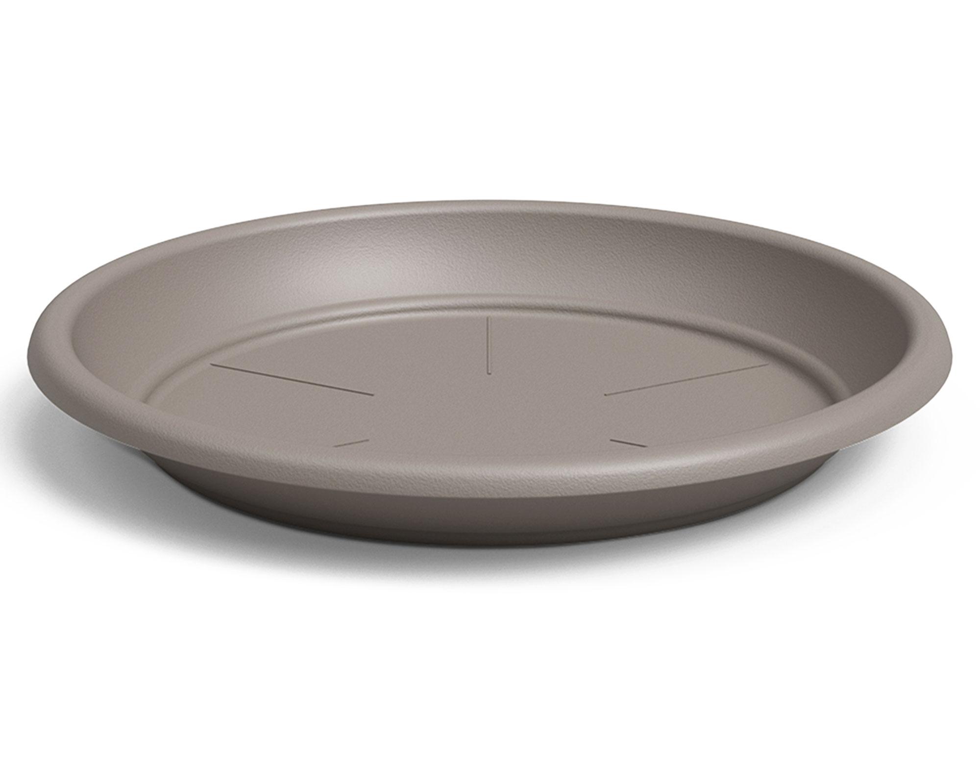 Plato maceta Capri taupe 30 cm-0