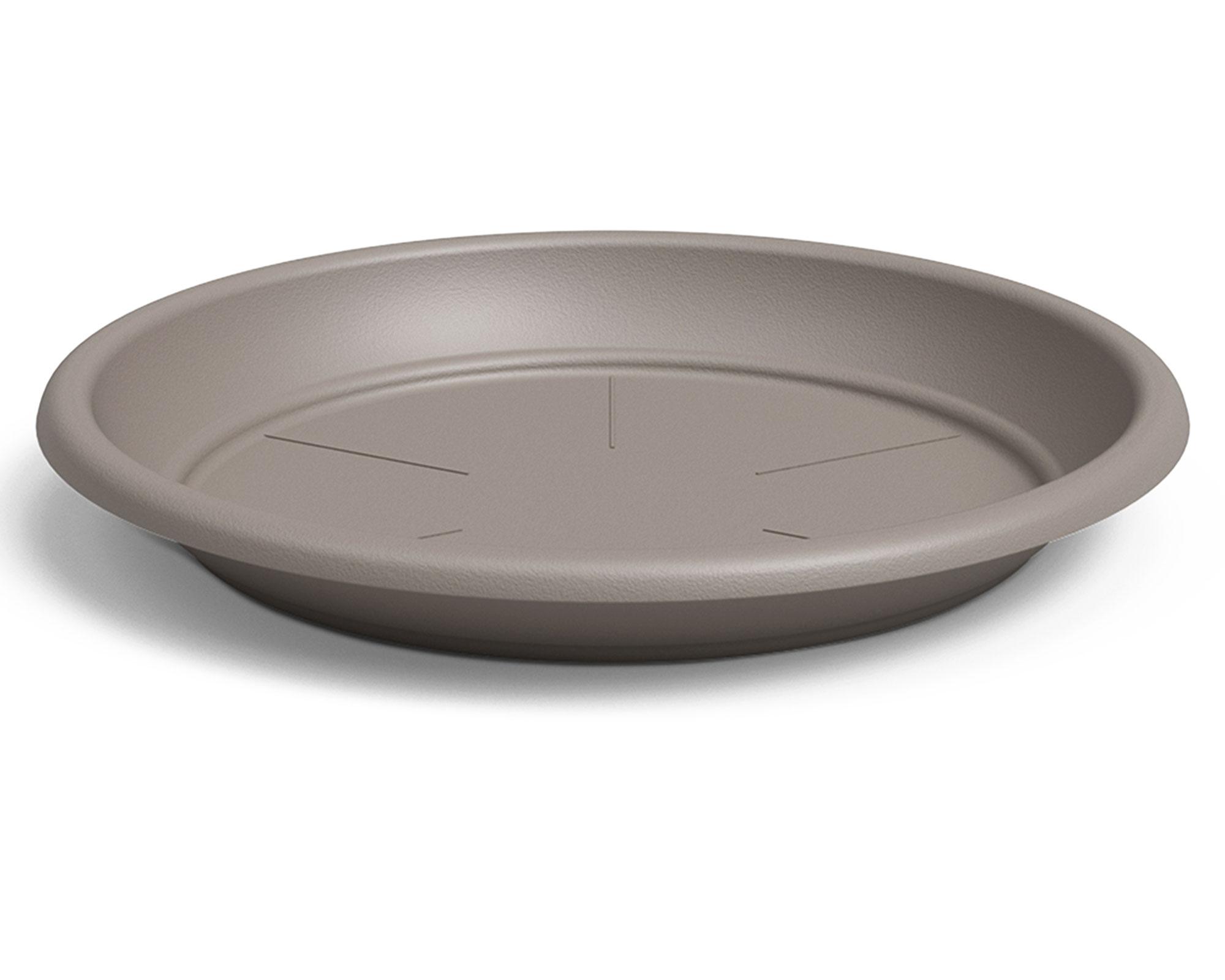 Plato maceta Capri taupe 55 cm-0