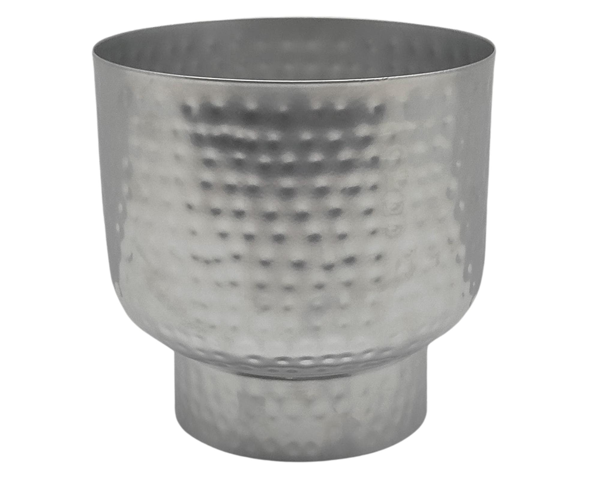 Maceta Textura silver 16 cm-0