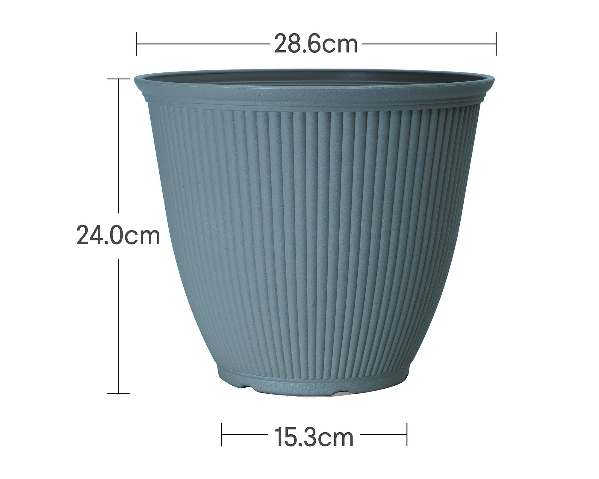Maceta Billie gris invierno 28.6 cm-2