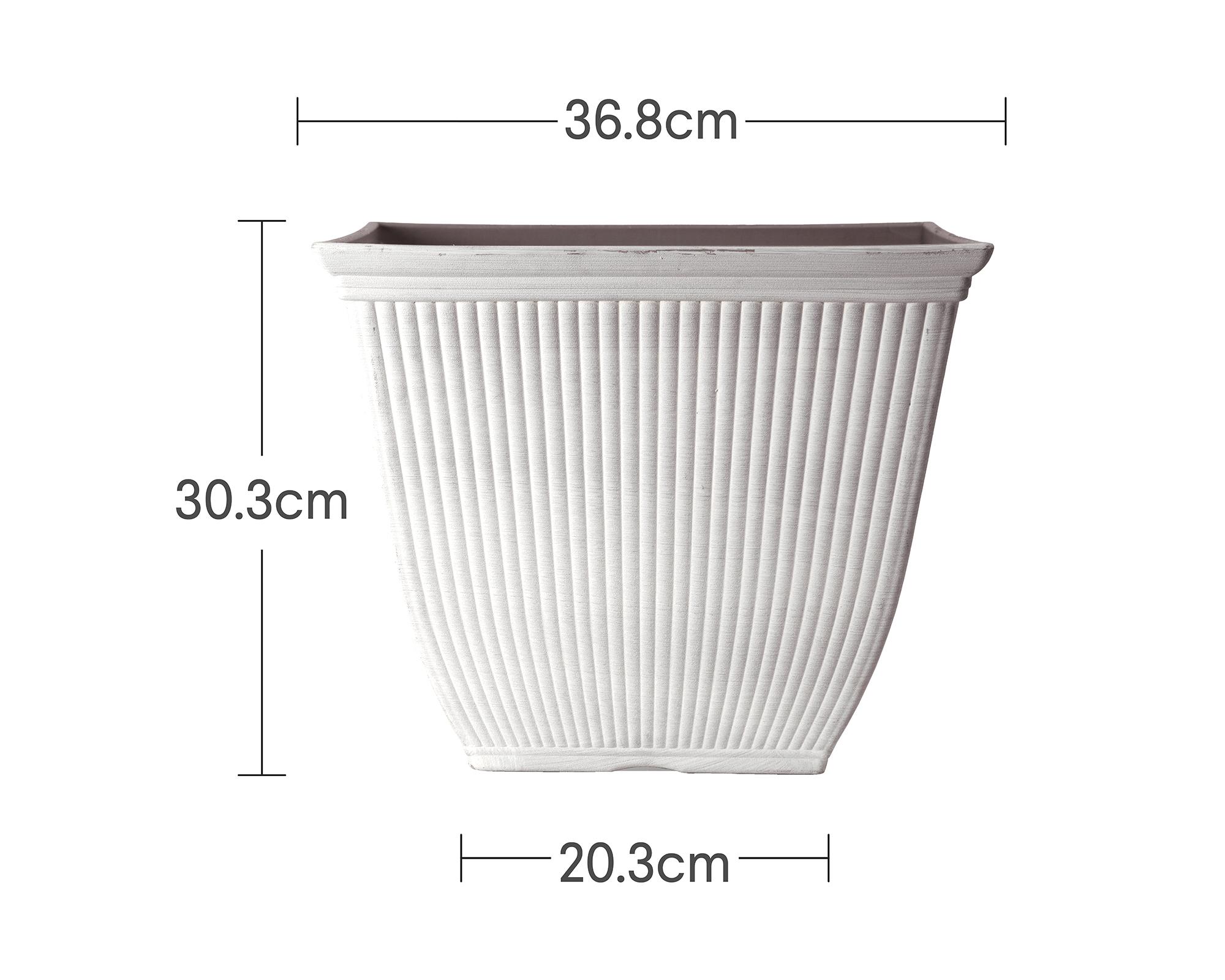 Maceta Billie blanco 30.26 cm-2