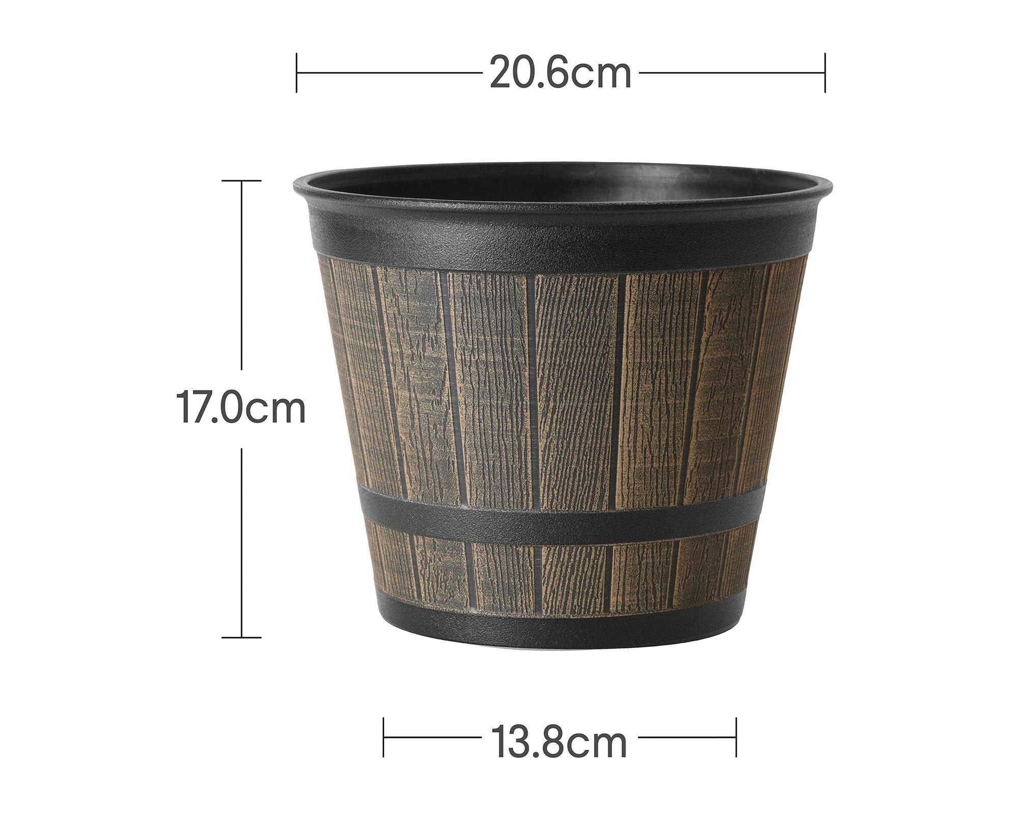 Maceta Barril arce 20.6 cm-2