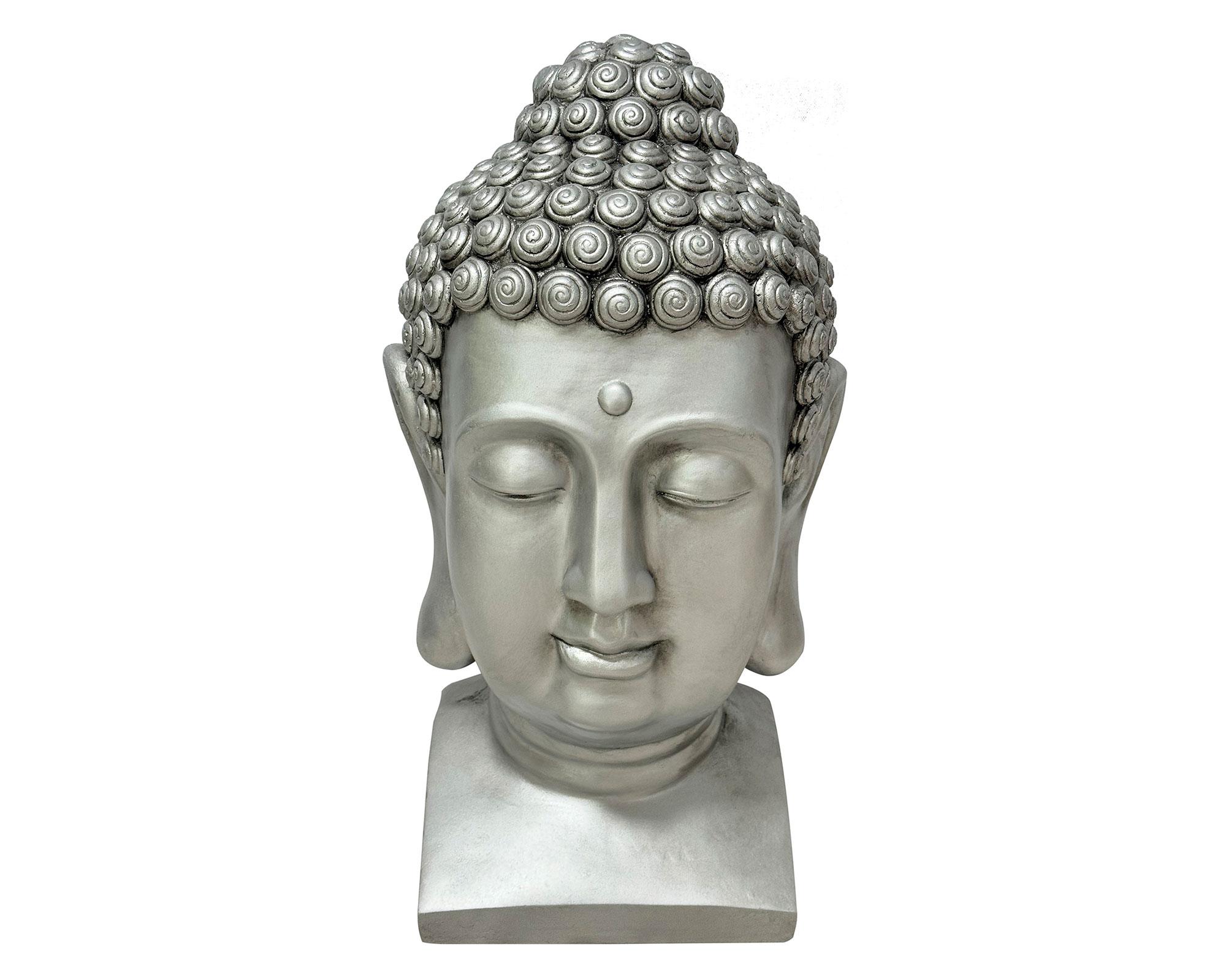 Figura decorativa Buda plata 60 cm-0