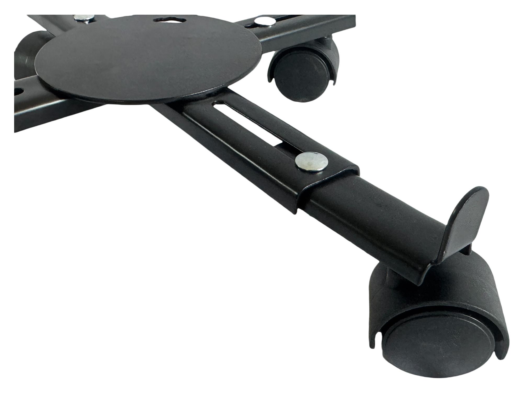 Porta maceta ajustable negro 28 - 40 cm-2