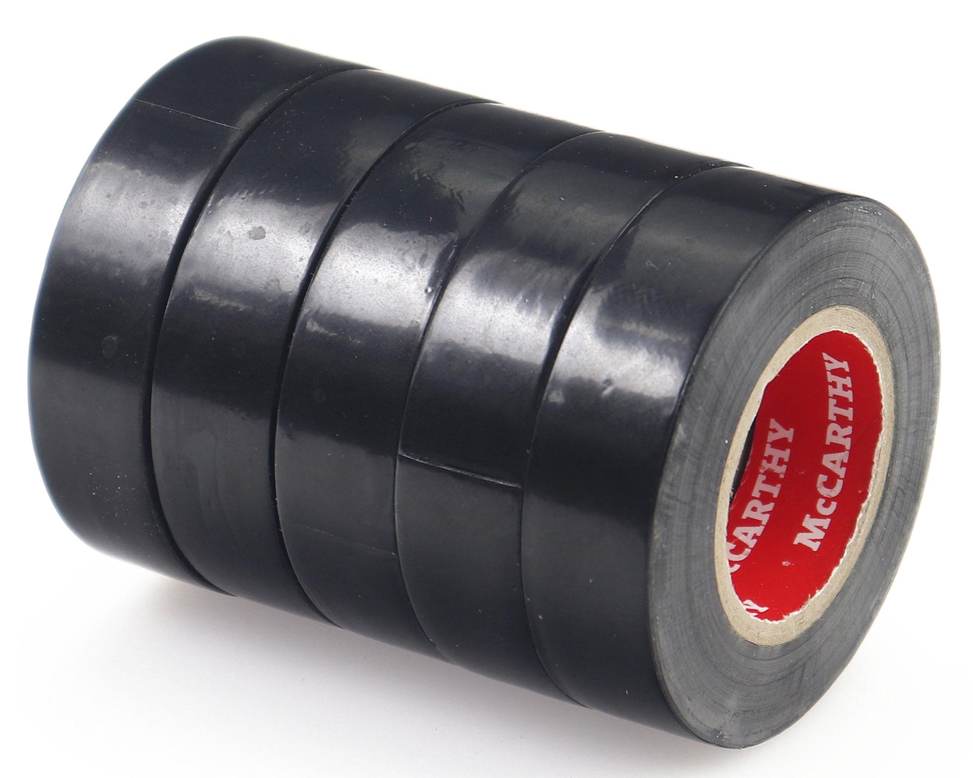 Cinta eléctrica negro 1.9 cm x 20 m 5 piezas-3