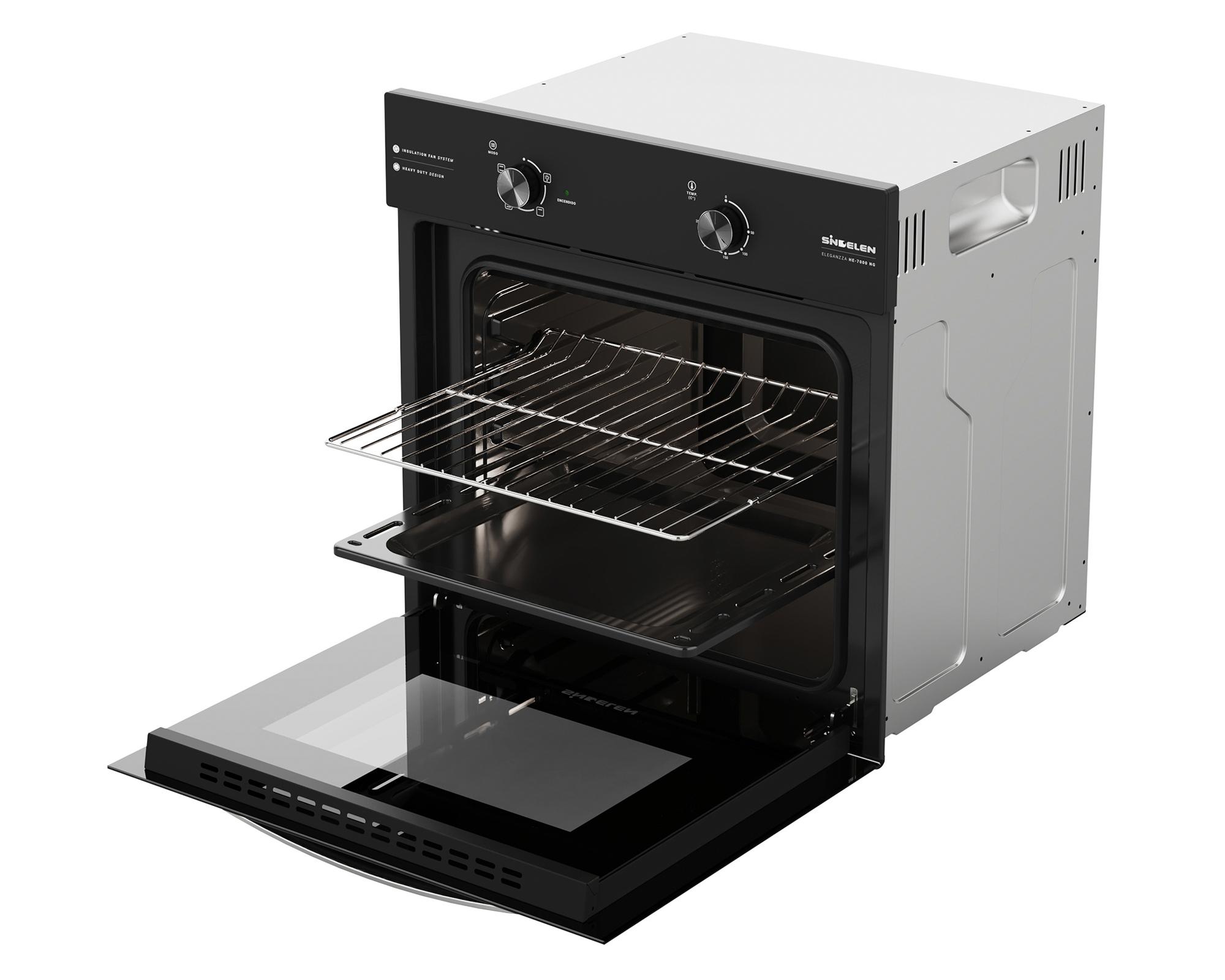 Horno eléctrico empotrable HE-7000NG negro 59 lt-3