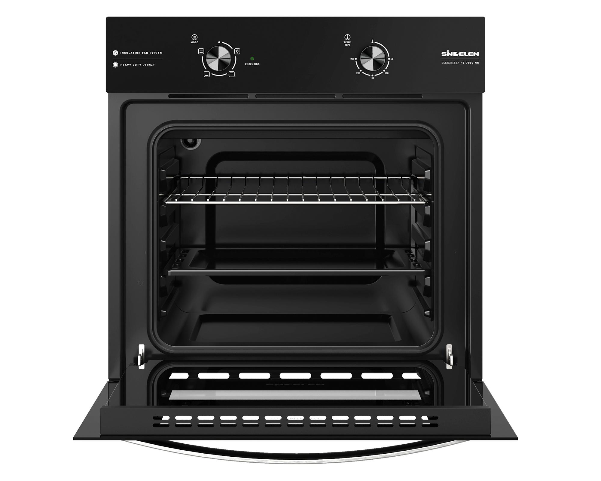 Horno eléctrico empotrable HE-7000NG negro 59 lt-1