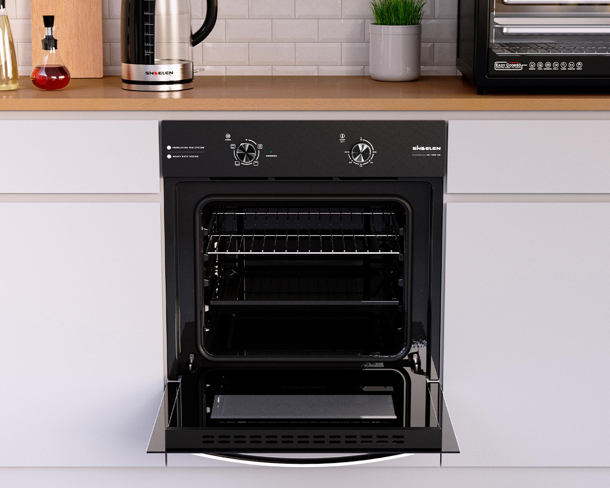 Kit empotrable 157 campana + encimera 4 quemadores + horno 59 lt-5