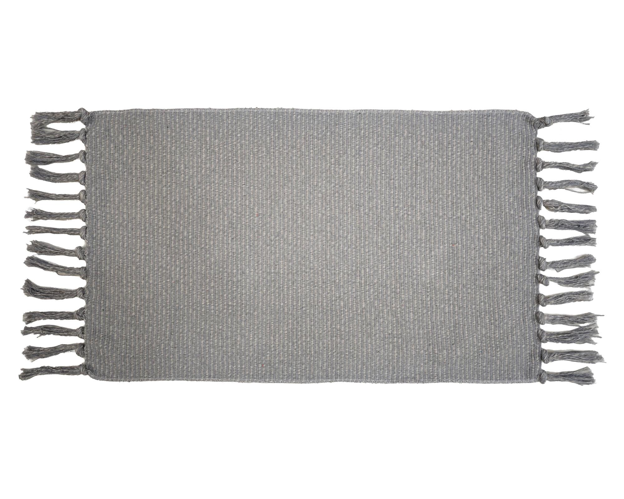Alfombra Melanche gris 50x80 cm-0