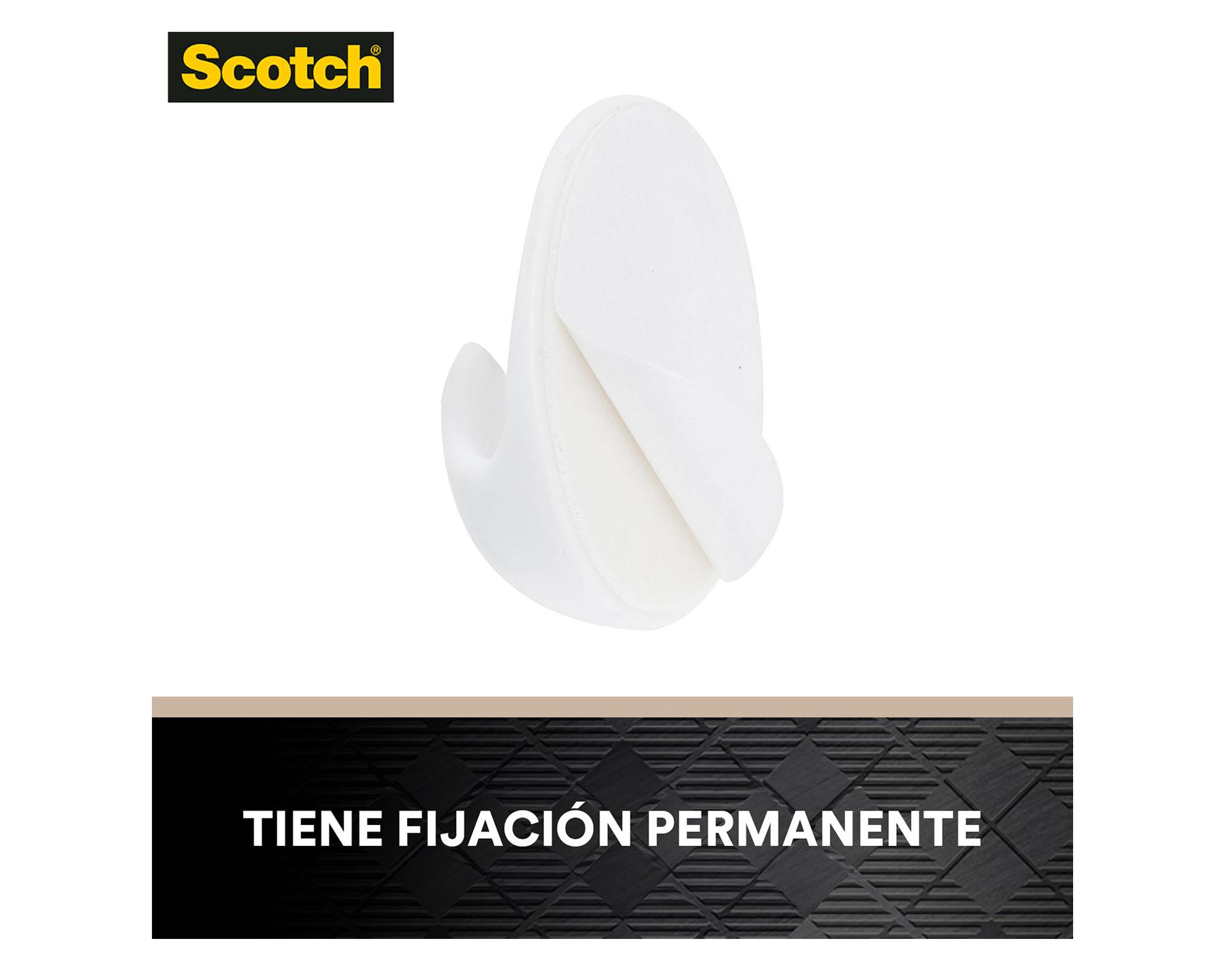 Gancho grande Fijación permanente 3 kg 11.5x6x6.5 cm-3