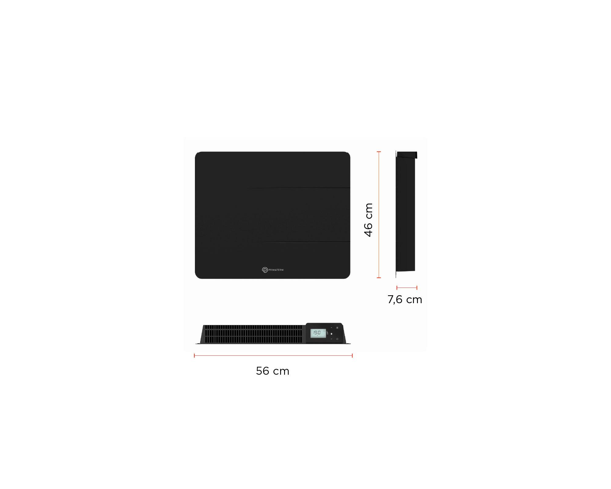 Estufa radiador calefactor cerámico Ónix Wifi 1000 W antracita-3