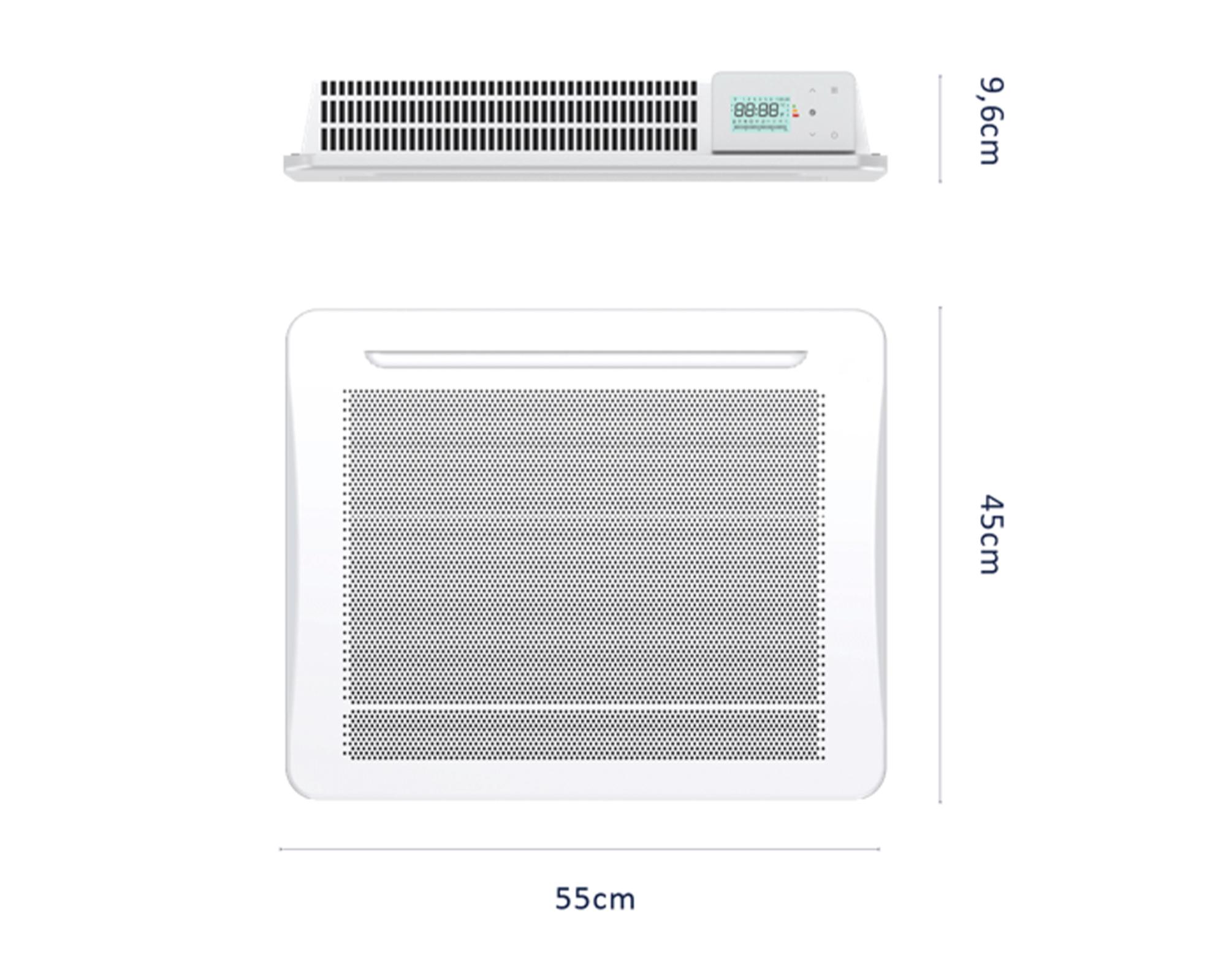 Calefactor eléctrico Alumax-1000 Wifi 1000W-2