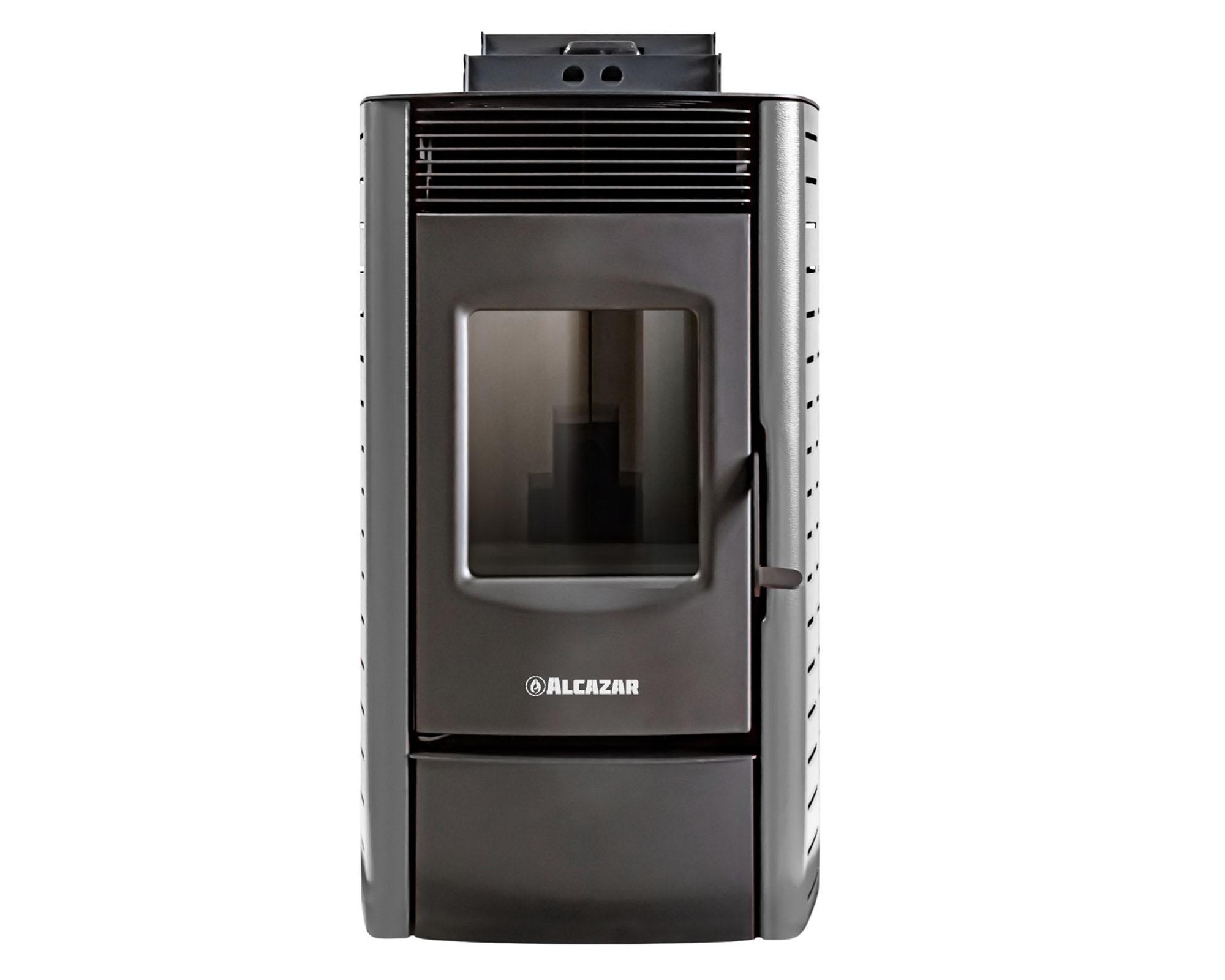 Estufa a pellet P1800 wifi 7.5 kW gris-0