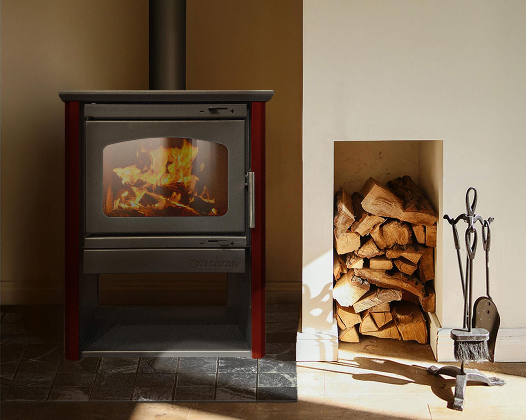 Estufa a leña Patagonia 600 12000 W-3