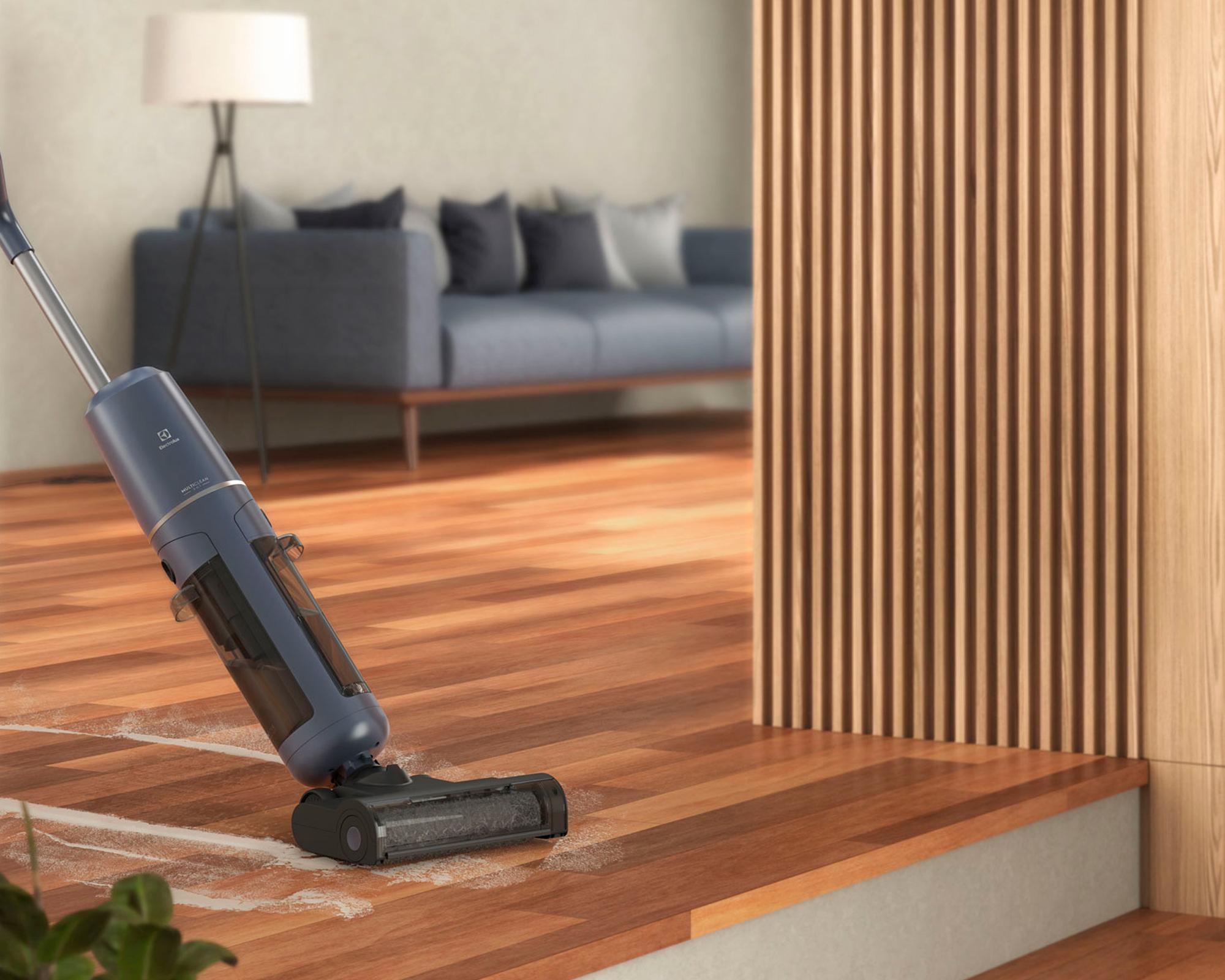 Aspiradora mopa inalámbrica EMC2500 azul 350W-4