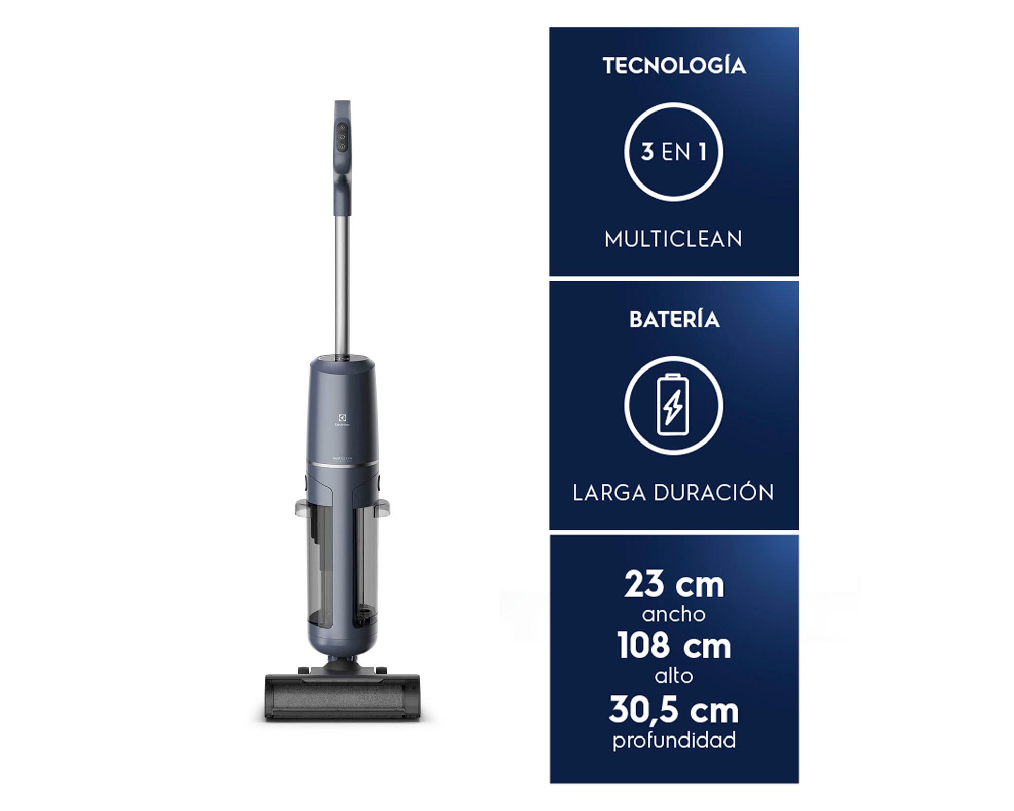Aspiradora mopa inalámbrica EMC2500 azul 350 W-1