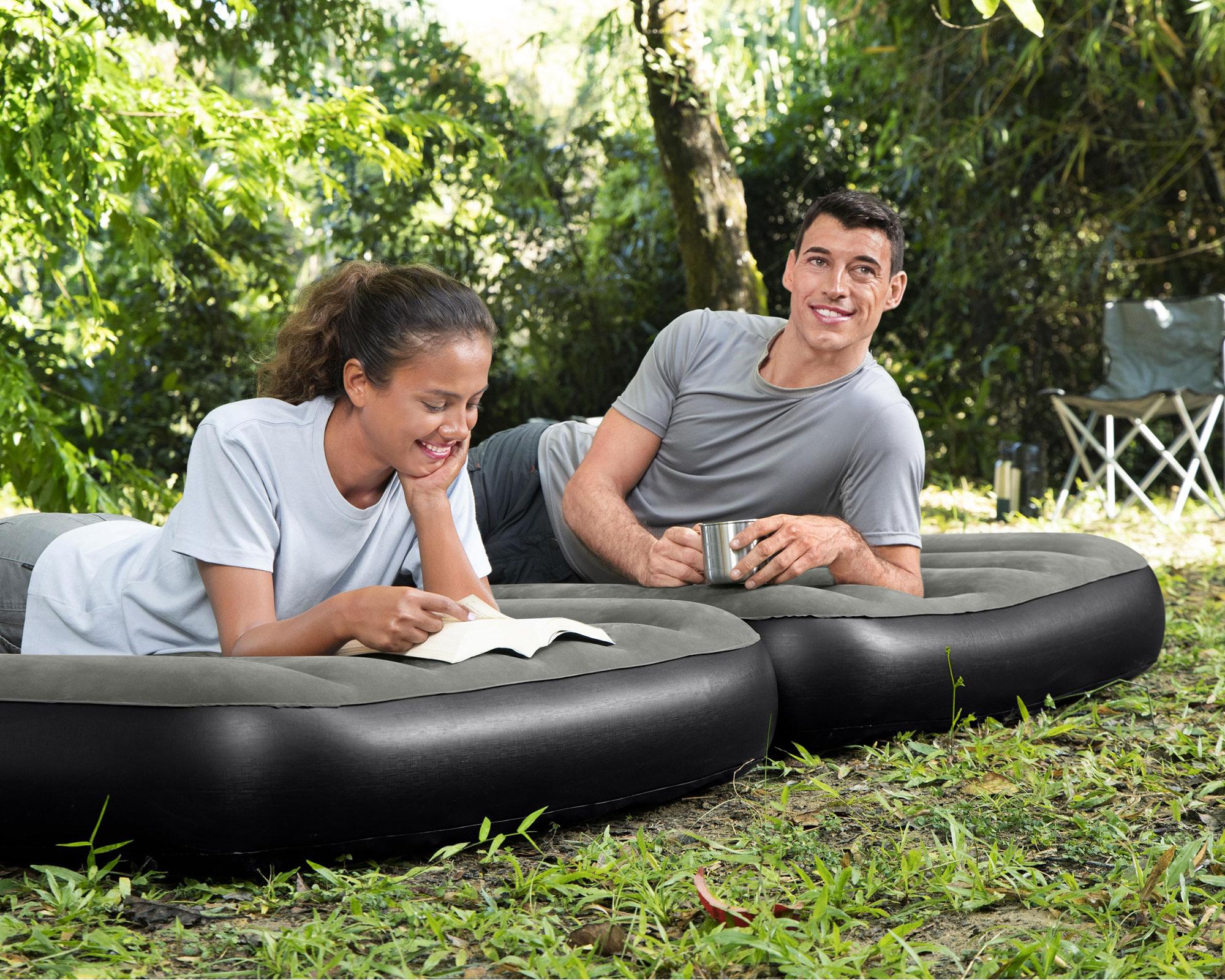 Colchón inflable Tritech Connect and Rest 3 en 1 twin 25x99x188 cm-6