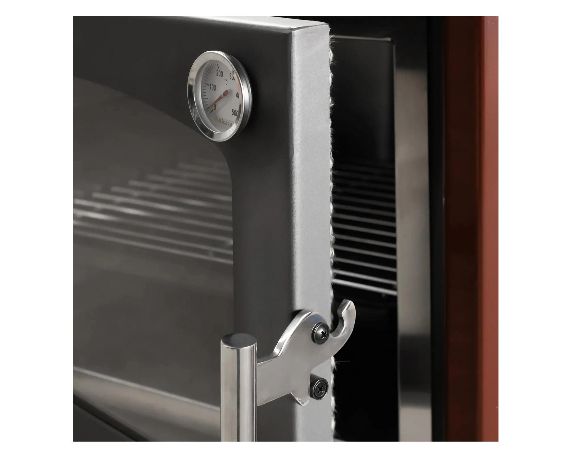 Horno a leña combustión lenta Ofen  15.6 kW burdeo-3