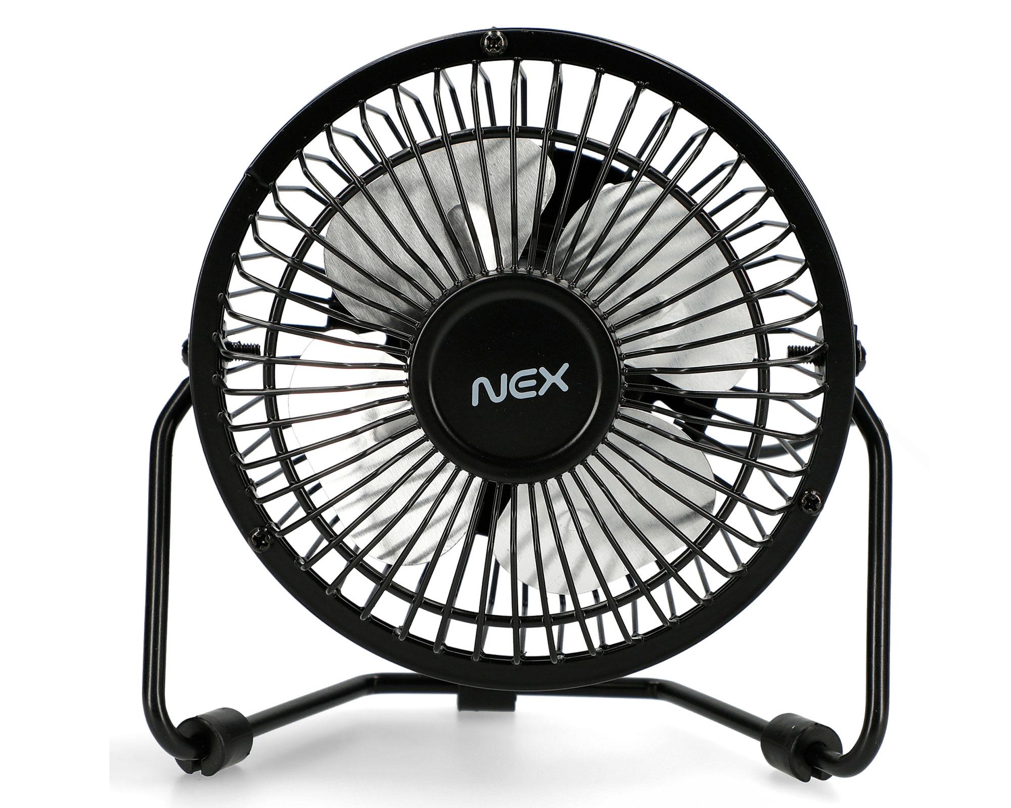 Ventilador USB negro 4''-2