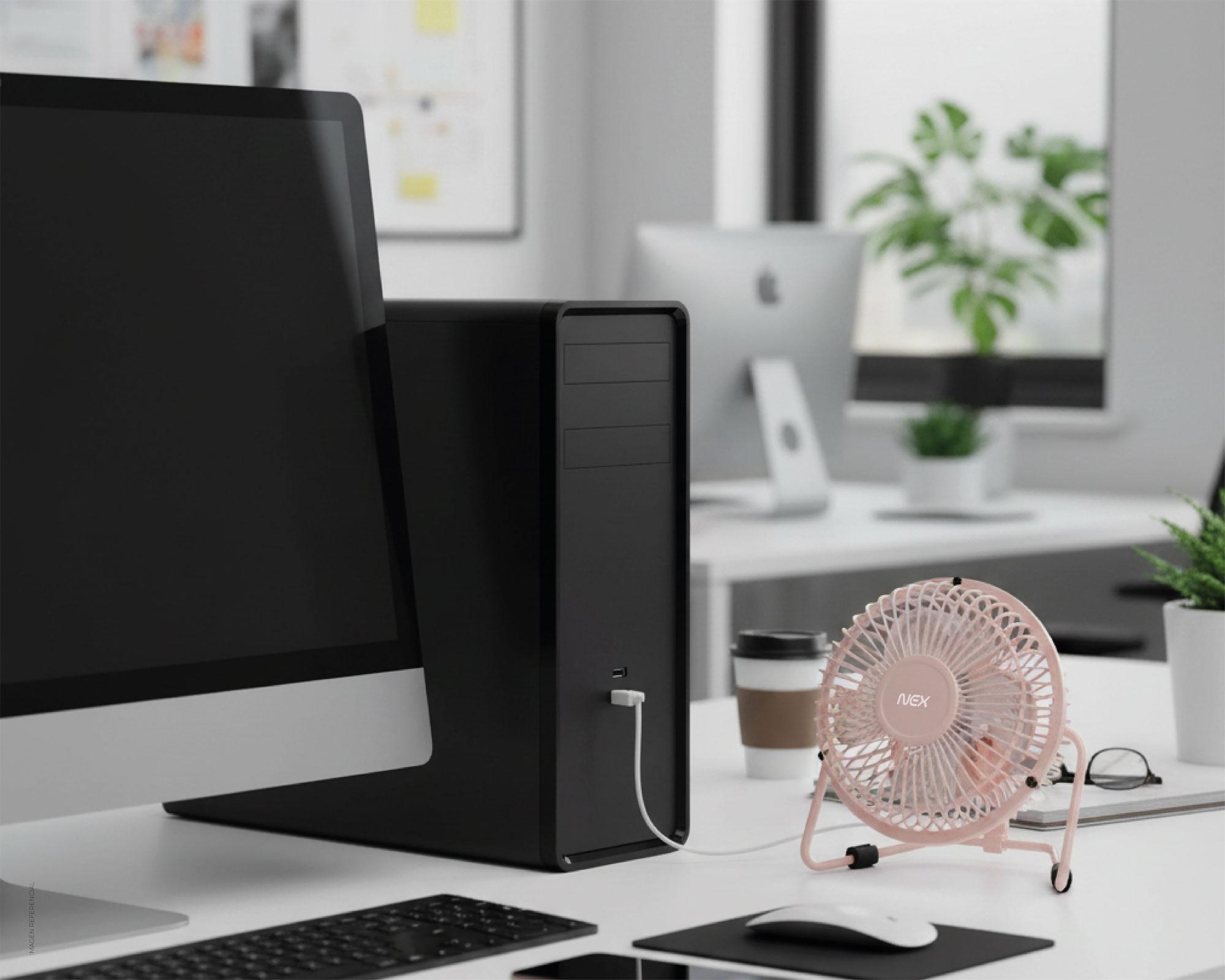 Ventilador USB 4'' Cloud Pink-3