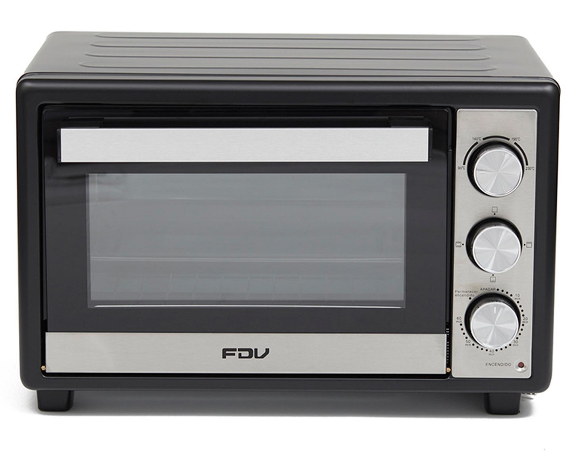 Horno eléctrico Compact plus KR-F25N-10DKH negro 25L-0