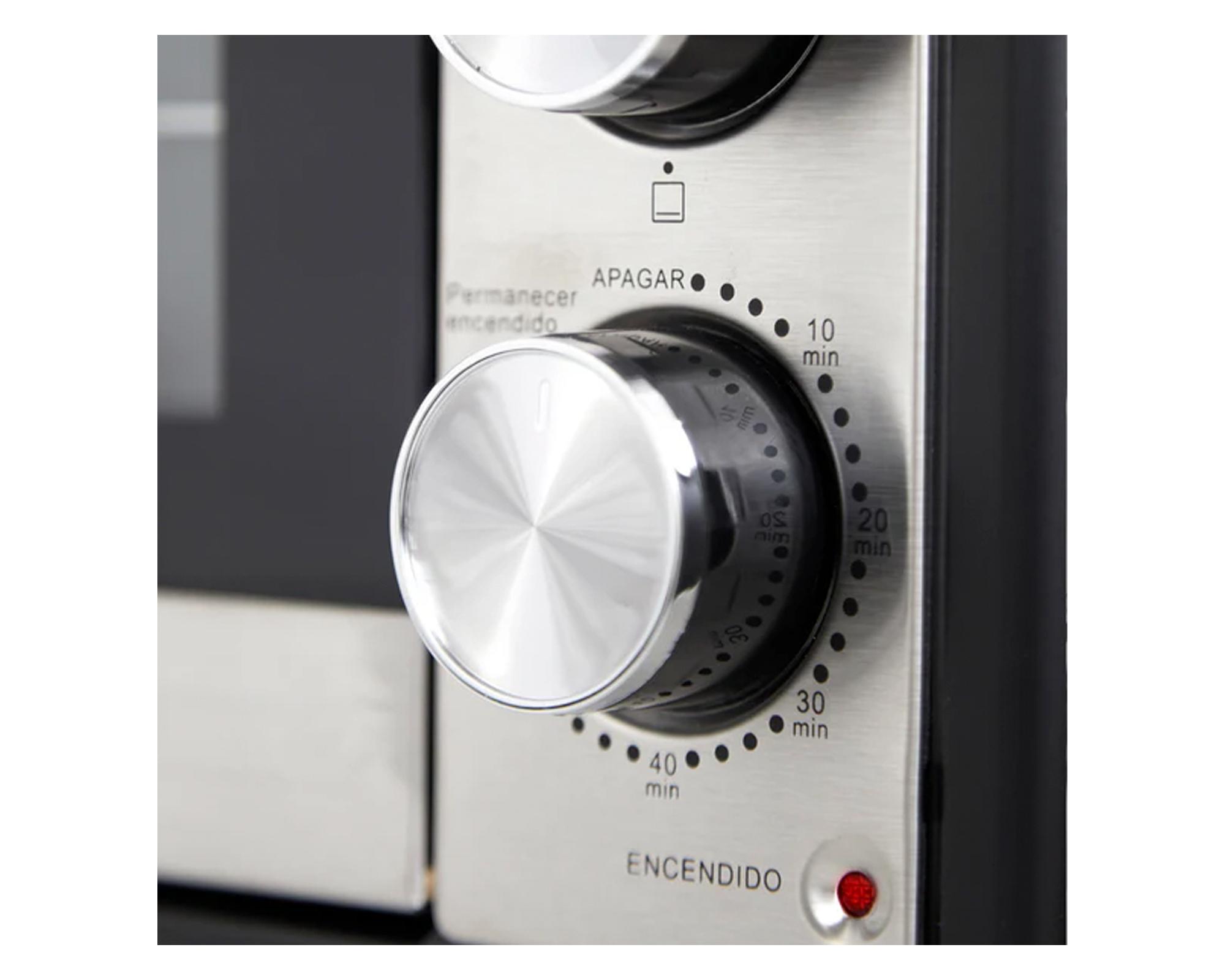 Horno eléctrico Compact plus KR-F25N-10DKH negro 25L-1