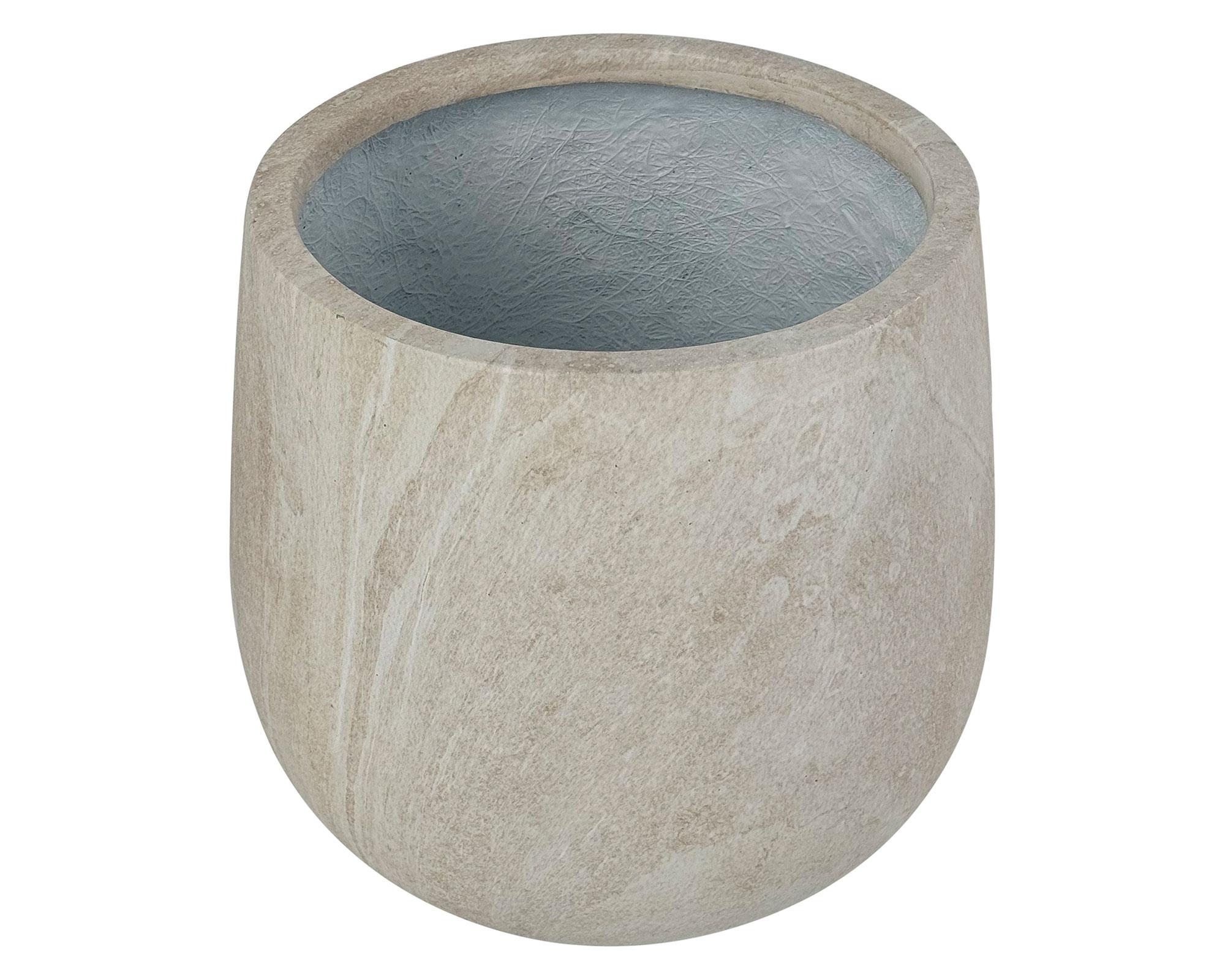 Maceta autorregante Stone beige 52 cm-2