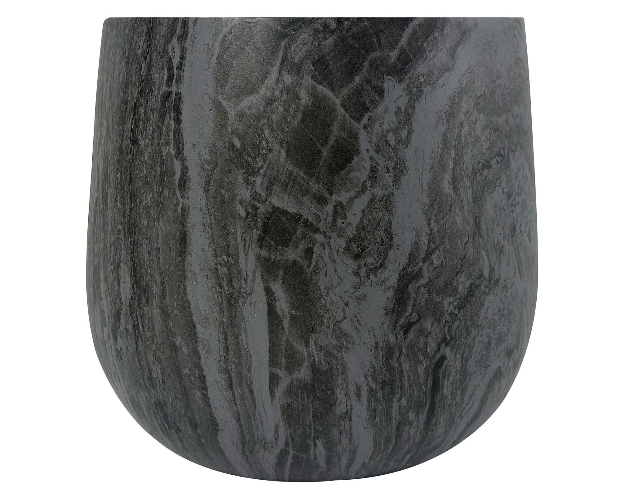 Maceta autorregante Stone grafito 40 cm-2