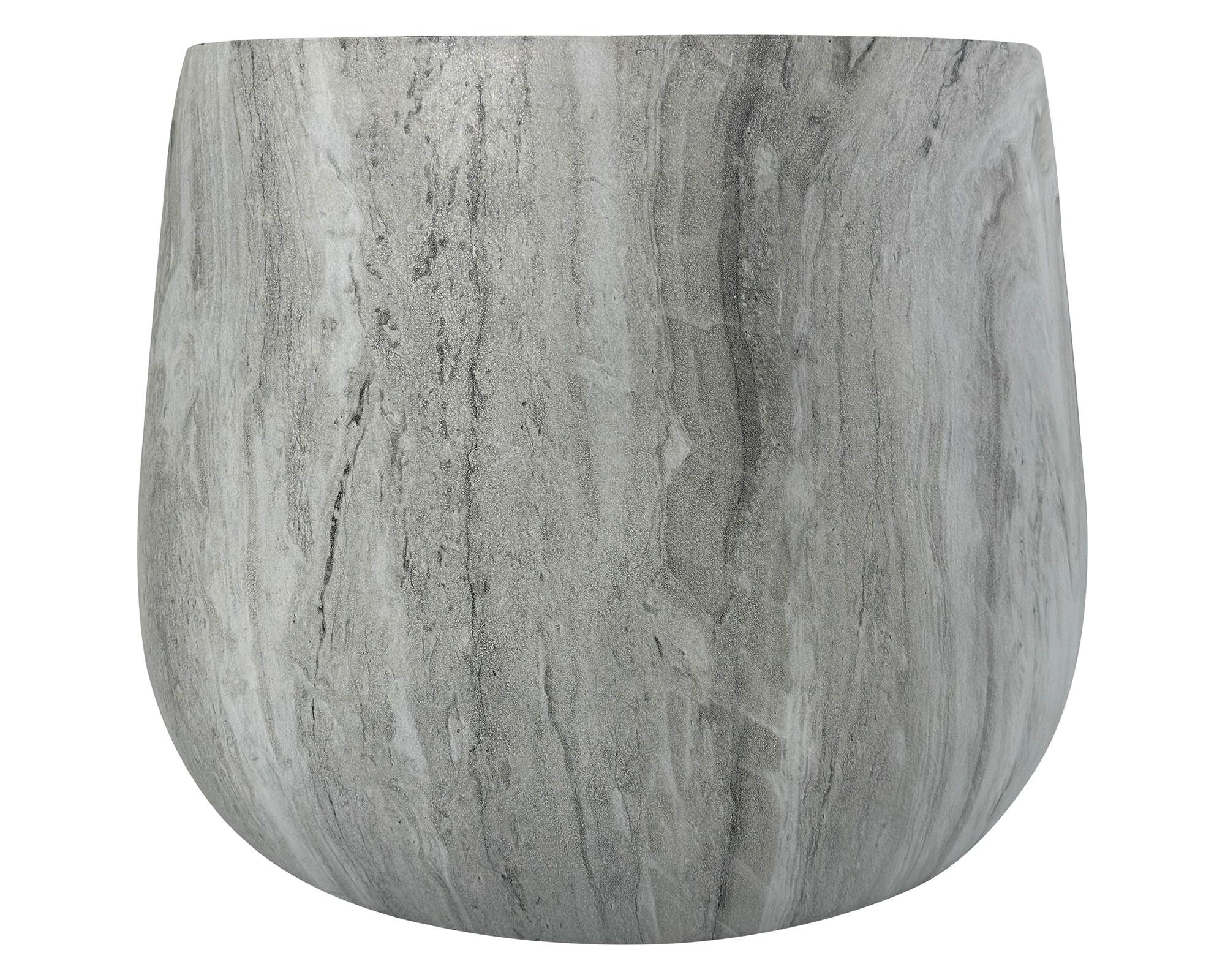 Maceta autorregante Stone gris 40 cm-3