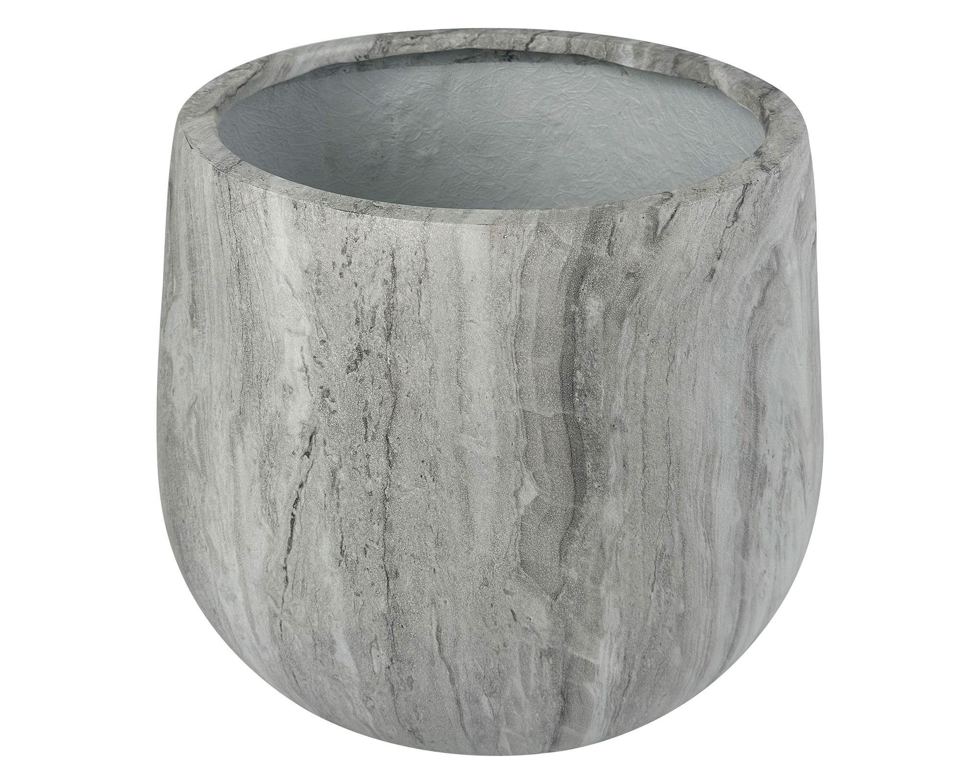 Maceta autorregante Stone gris 40 cm-2