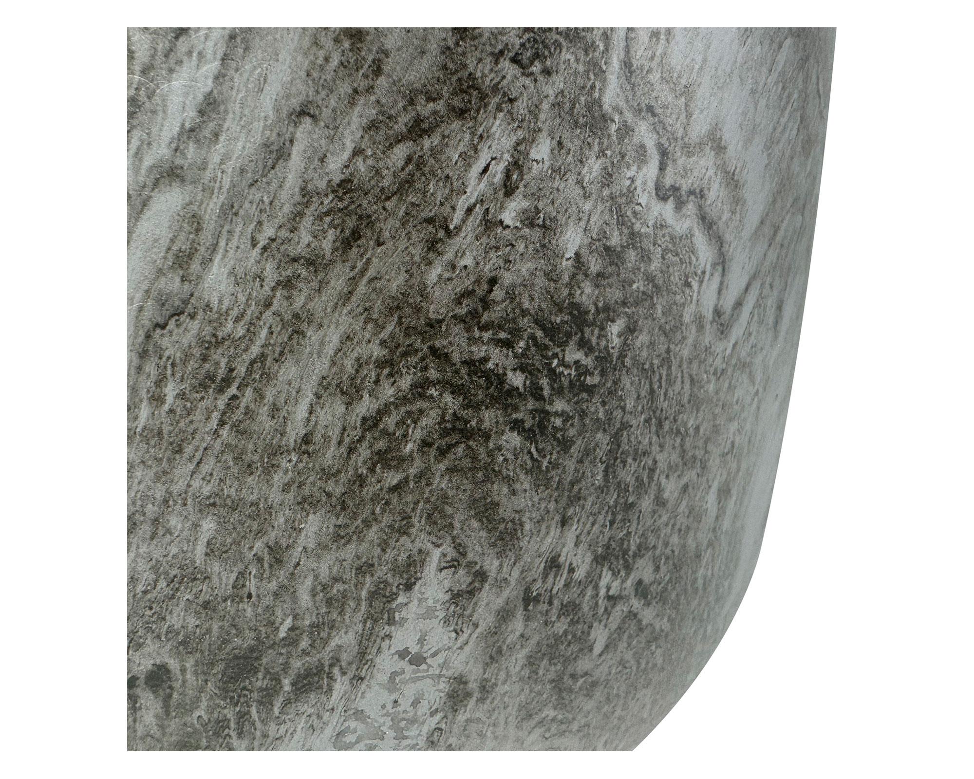 Maceta autorregante Stone grafito 33 cm-5