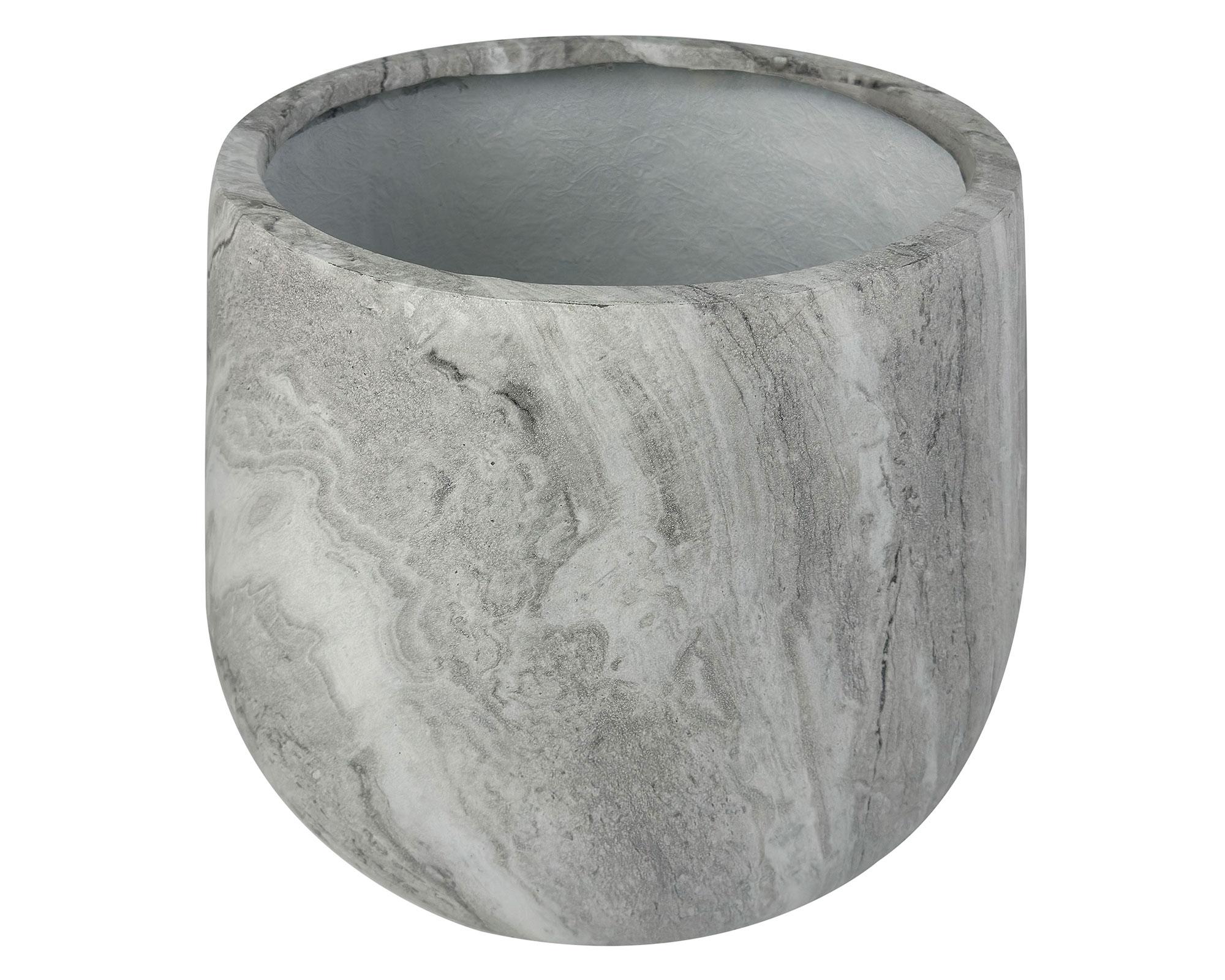 Maceta autorregante Stone gris 28 cm-2