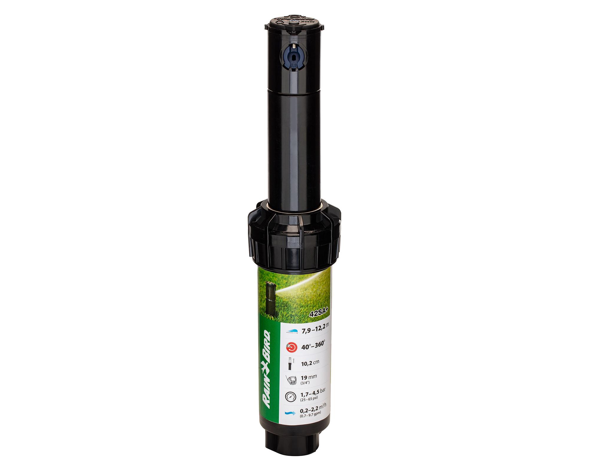 Aspersor rotor ajustable 42SA negro 7.9/12.2 m-1