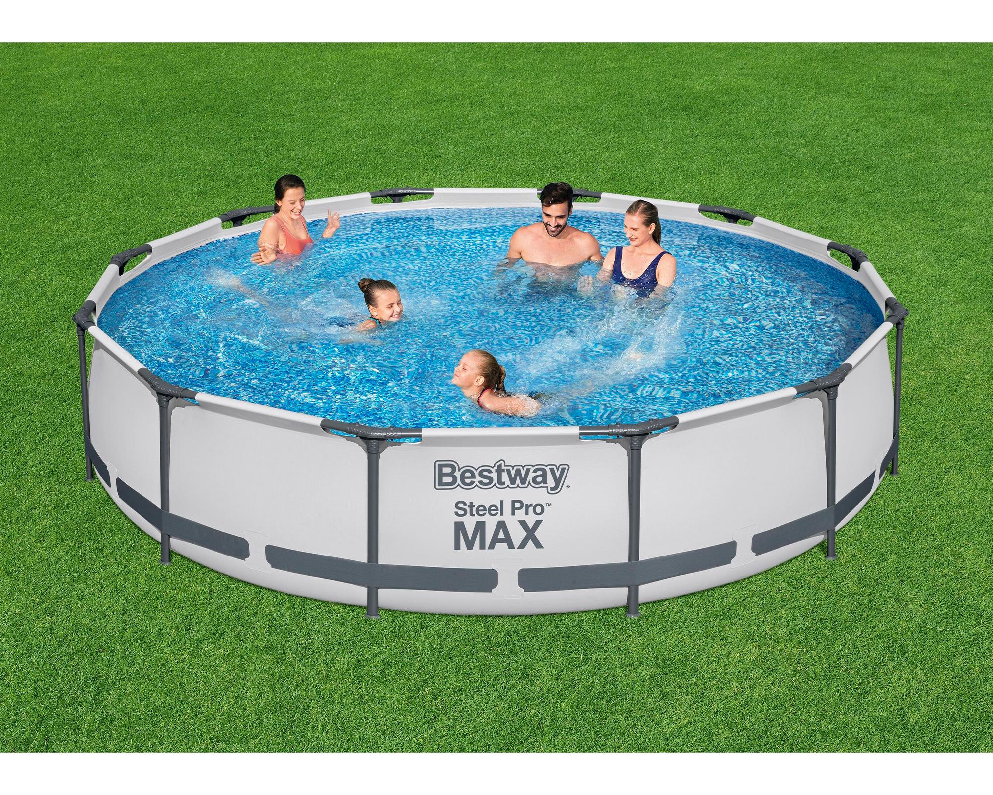 Piscina estructural 366 cm 6473 L Steel pro max-4