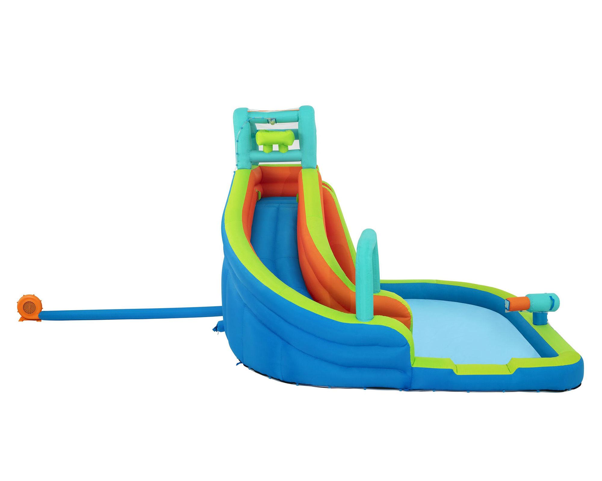 Parque acuático Turbo Splash Mega 365x320x270 cm-3