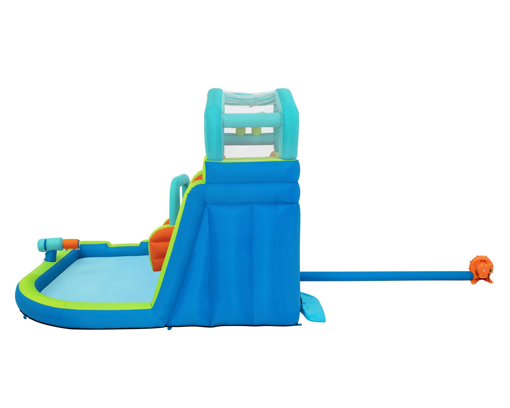 Parque acuático Turbo Splash Mega 365x320x270 cm-4