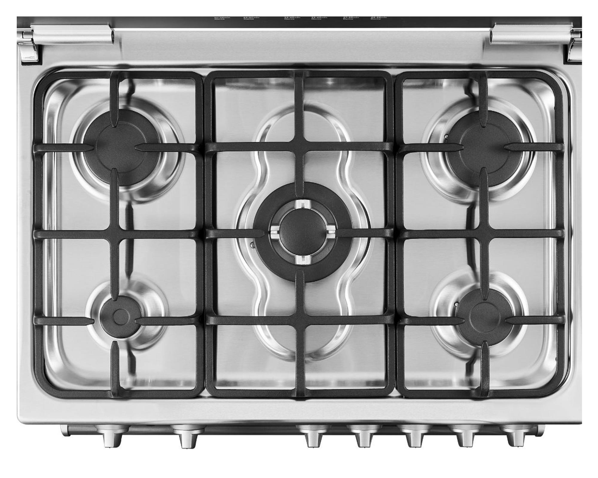 Cocina a gas MFO-MG30ACQSL 5 quemadores silver-5