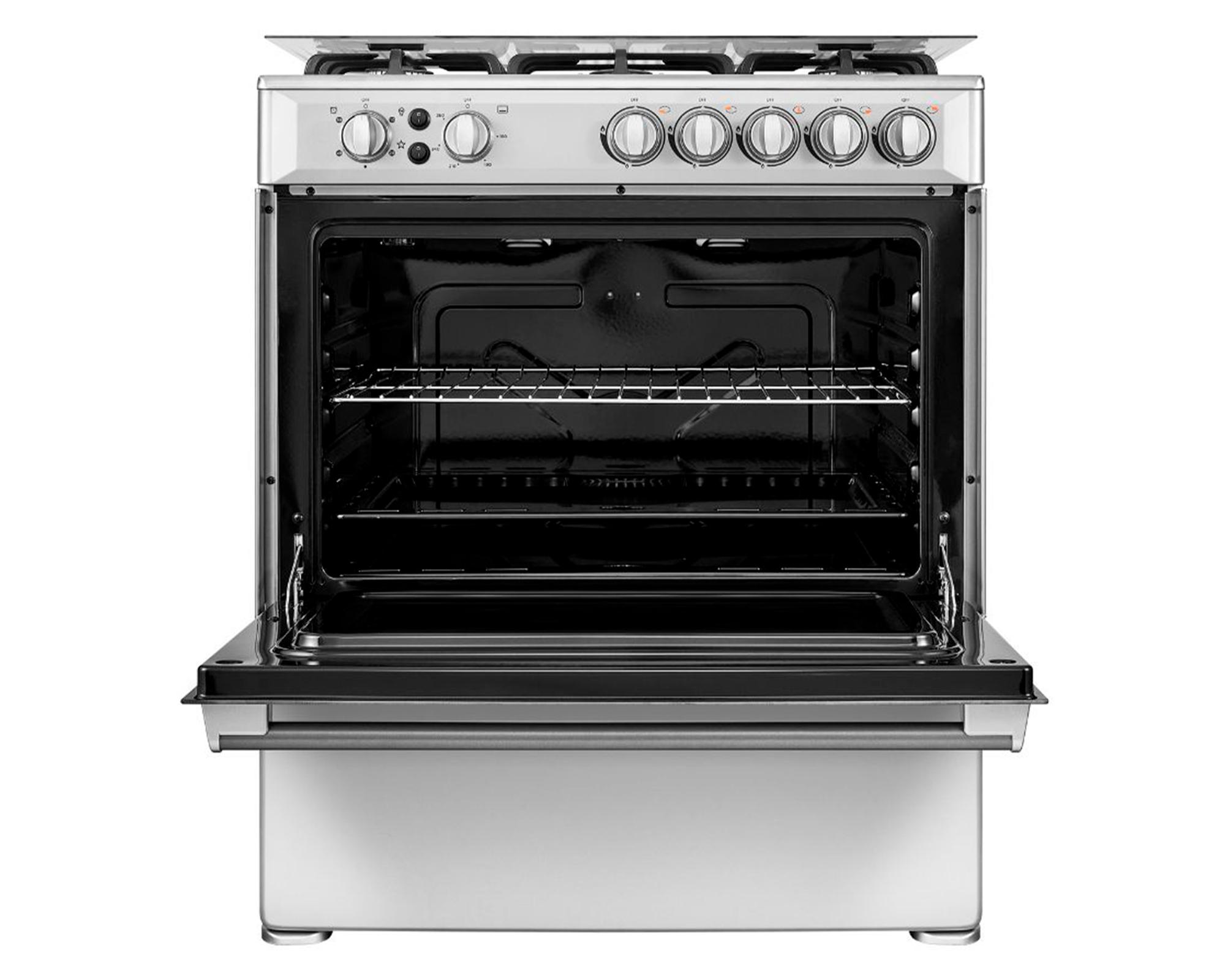 Cocina a gas MFO-MG30ACQSL 5 quemadores silver-3