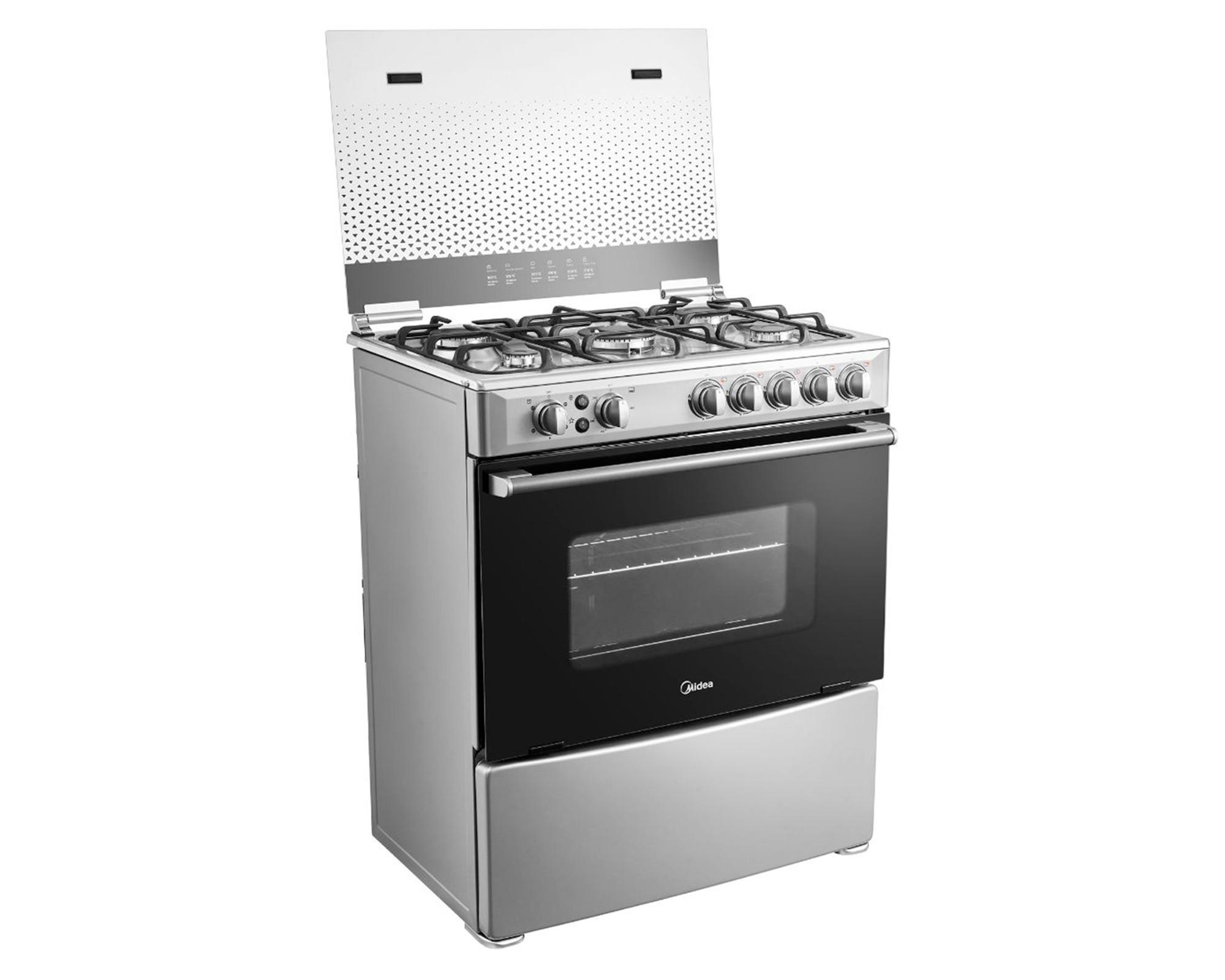 Cocina a gas MFO-MG30ACQSL 5 quemadores silver-2